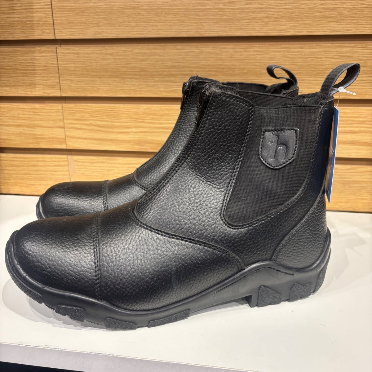 Used US10 Black Horze Idaho Winter Paddock Boots