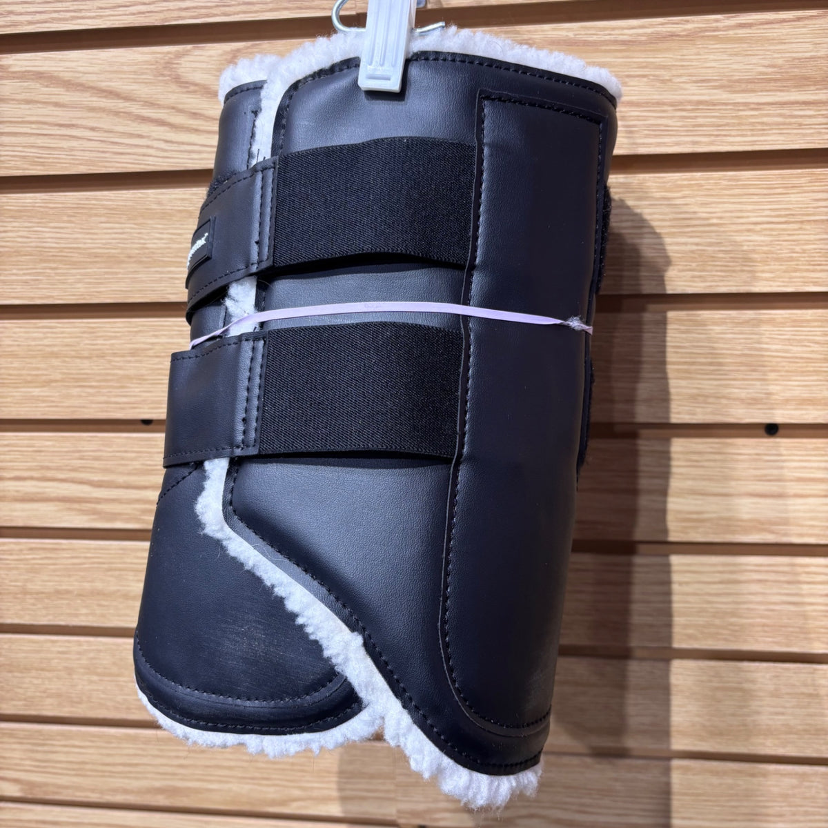 Used Large Black Smartpak Brushing Boots Set of 4 (Fronts/Hinds)