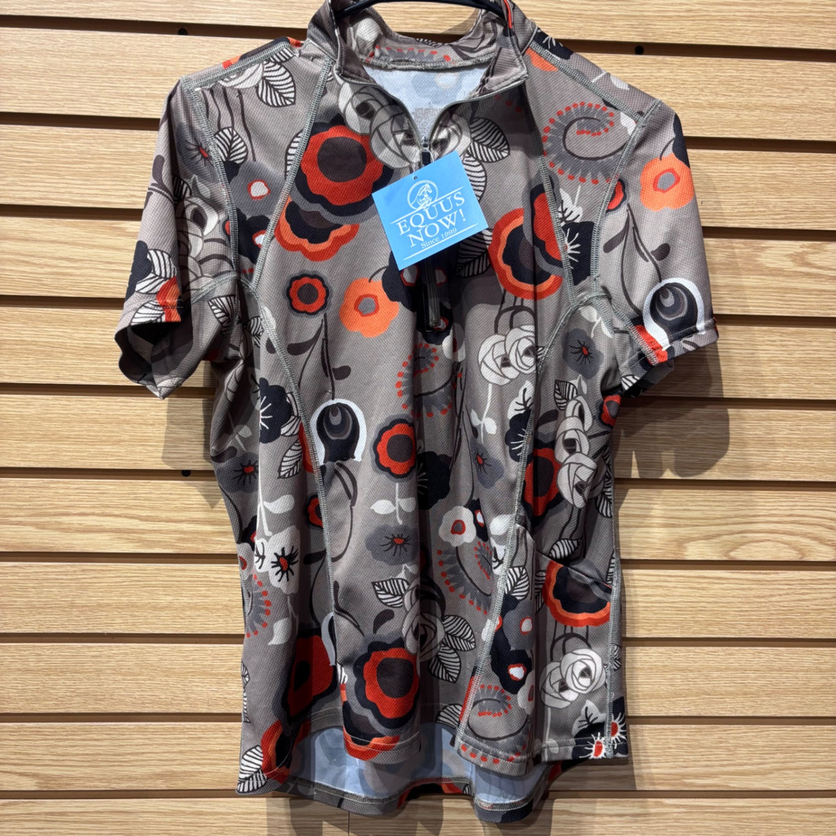 Used Large Floral Kerrits Short Sleeve Sun Shirt