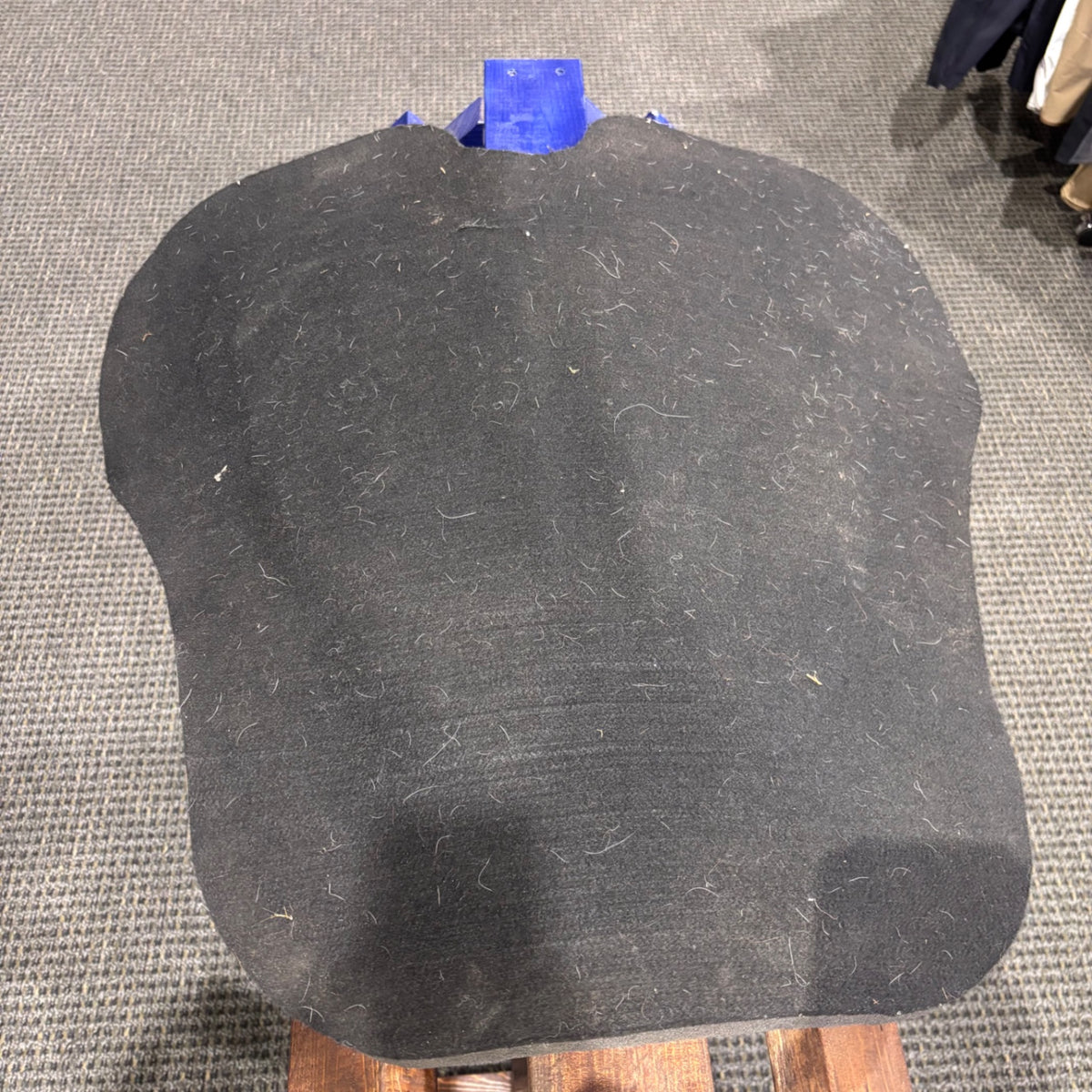 Used Black Cushioned Swayback Saddle Pad