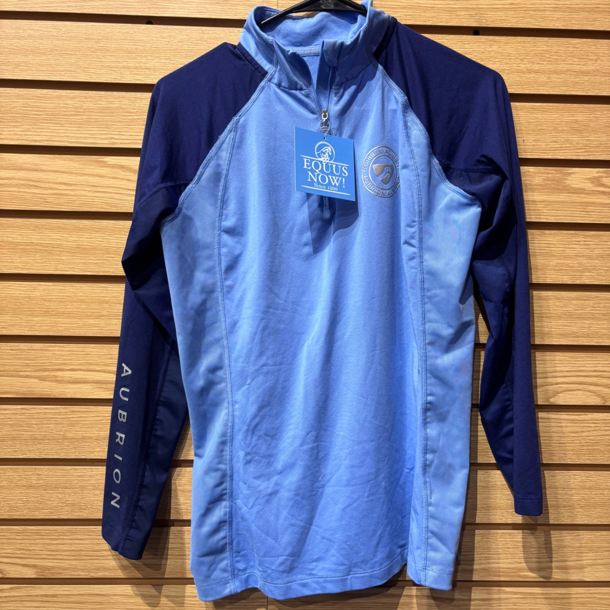 Used Large Blue Aubrion Long Sleeve Technical Shirt