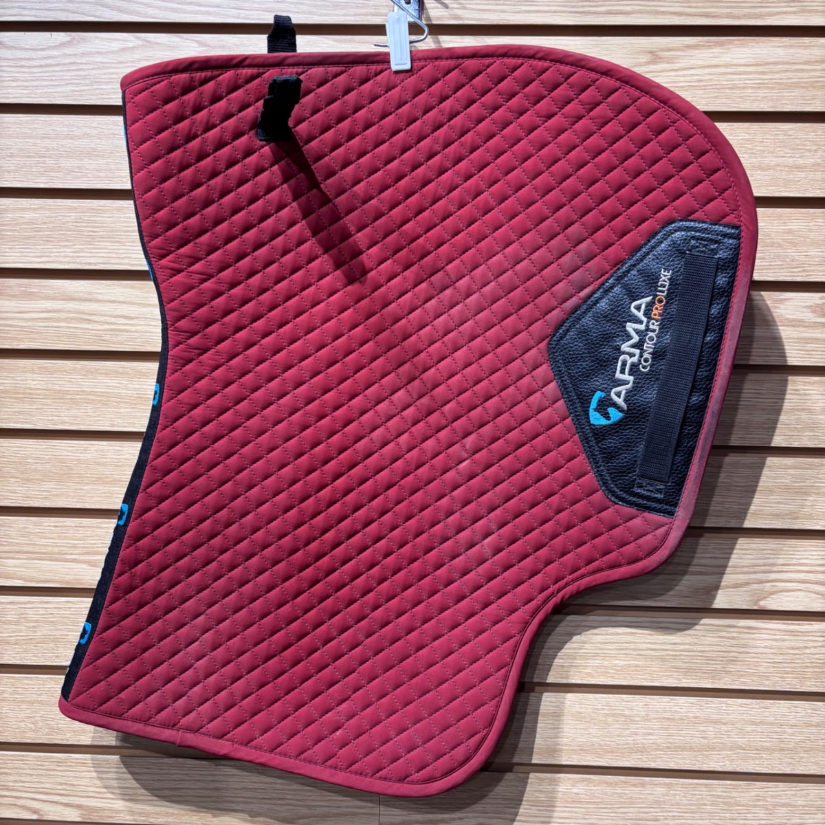 Used 17-18" Red ARMA Contour Pro Luxe Jump Saddle Pad