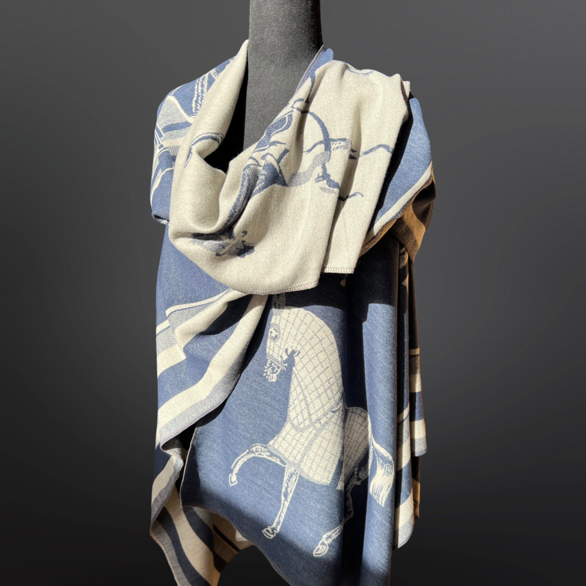 Westrian International - Equestrian Horse Blanket Shawl Wrap Scarf