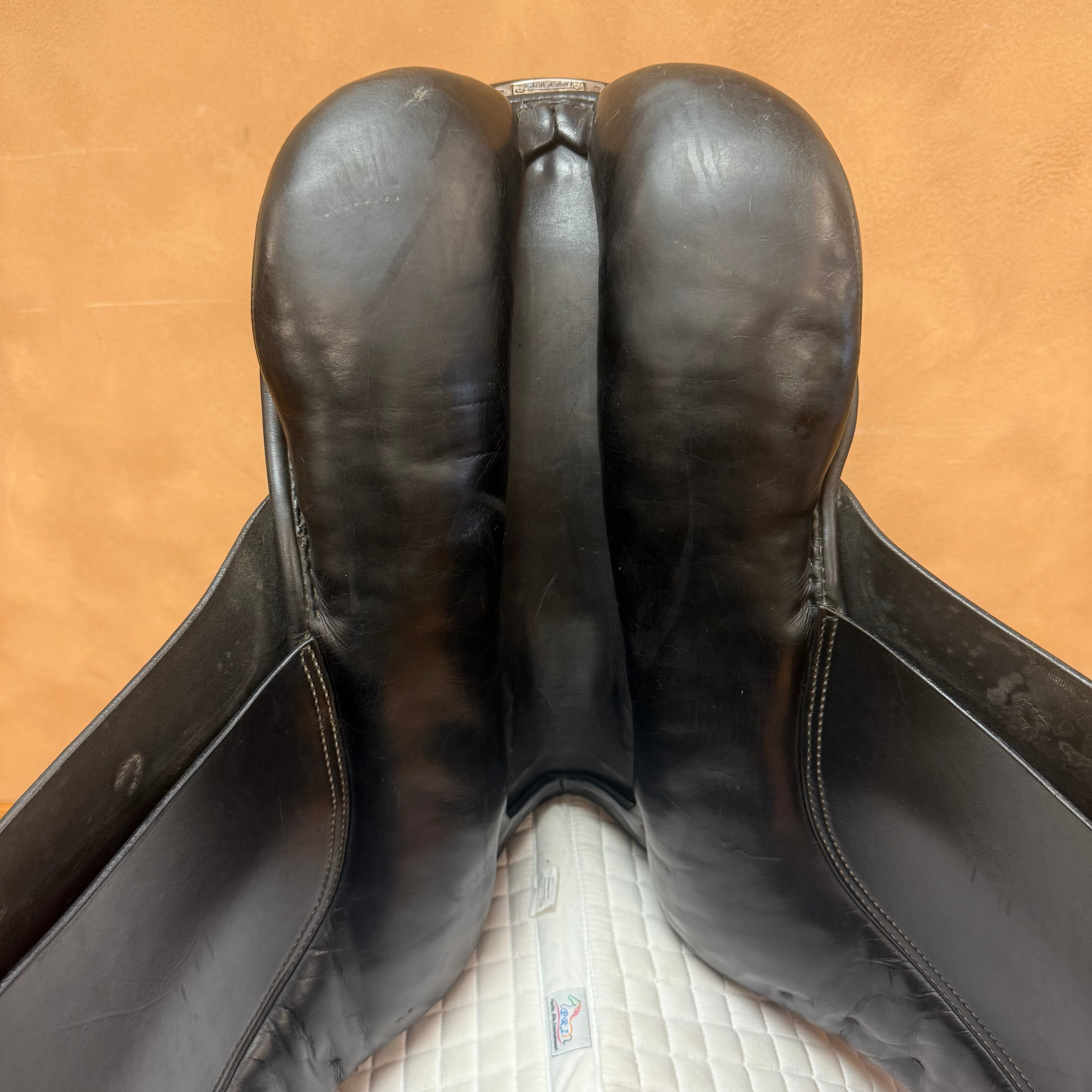 Used Stubben Scandica Dressage Saddle 19" Wide Tree