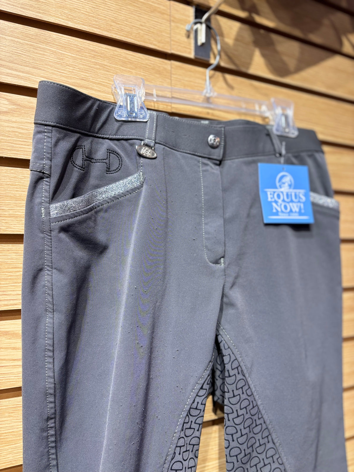 Used USG 32 Grey Full Seat Breeches