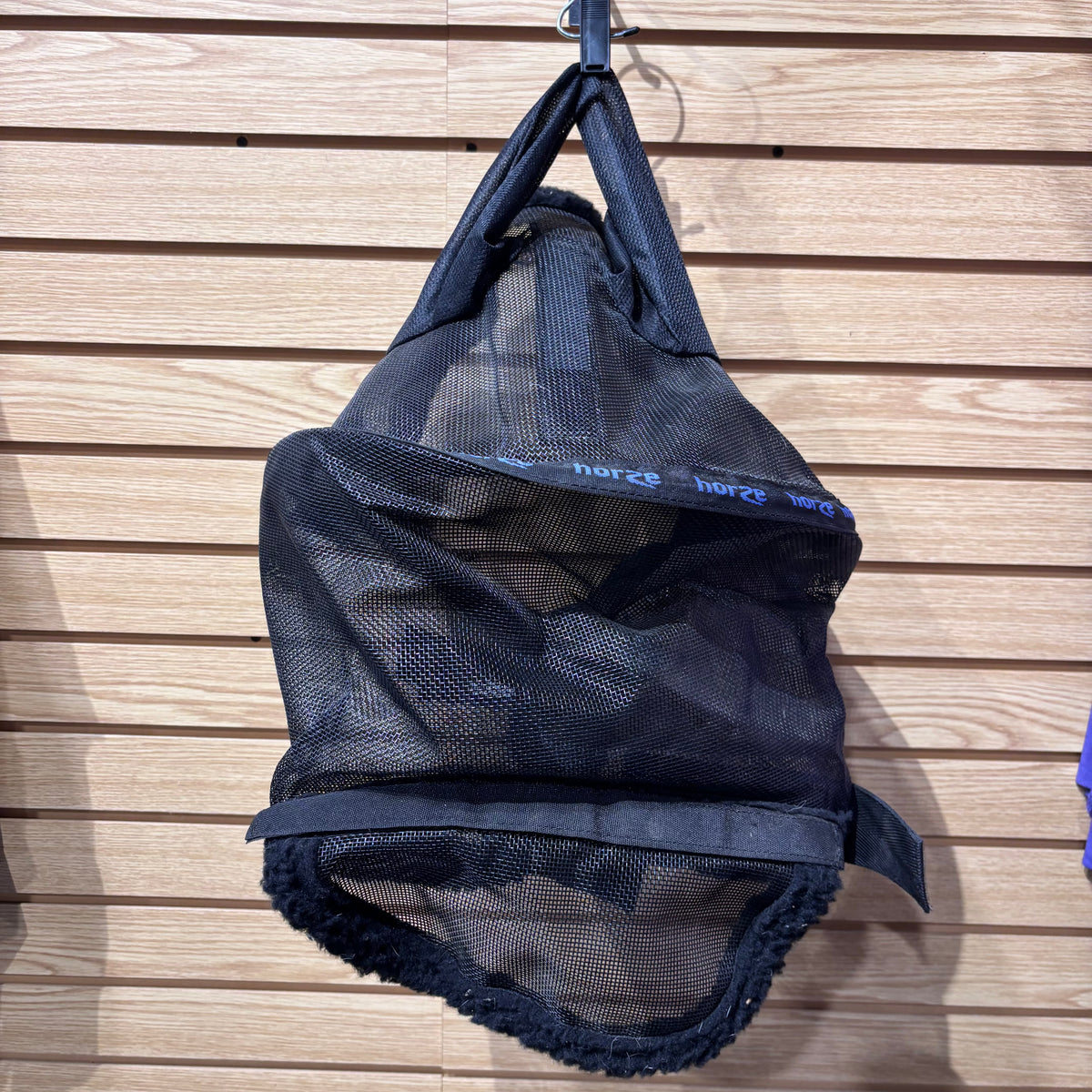 Used Oversize Black Horze Fly Mask w Nose