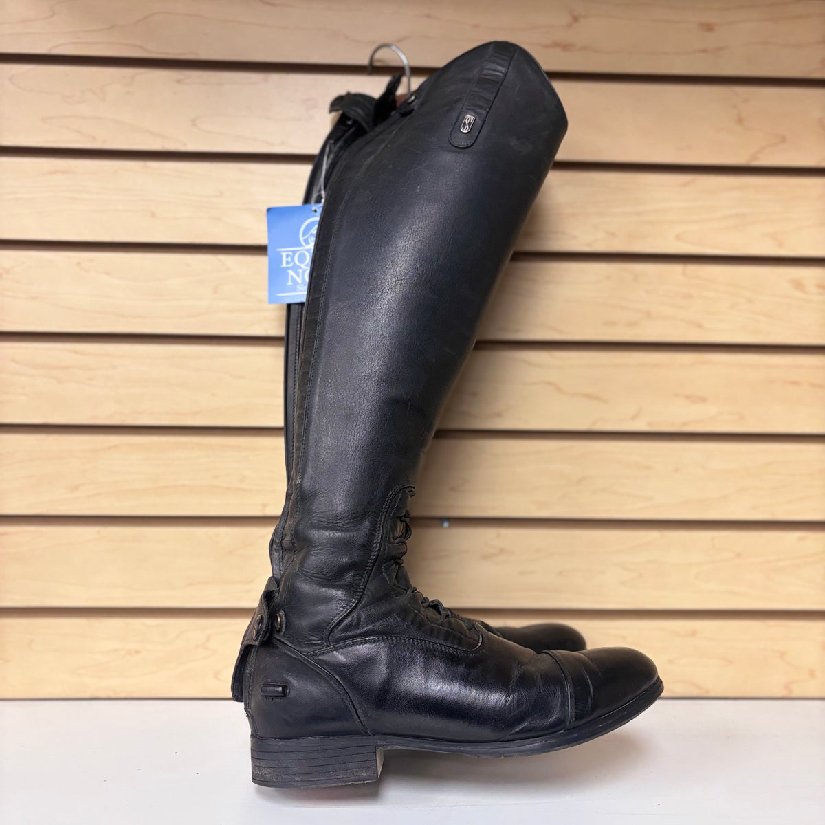 Used 39 Black Tredstep Donatello III Field Boot Slim/Tall