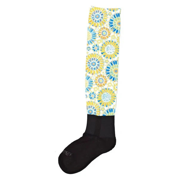 Ovation Ladies PerformerZ Boot Sock - C1921 Sunflowers