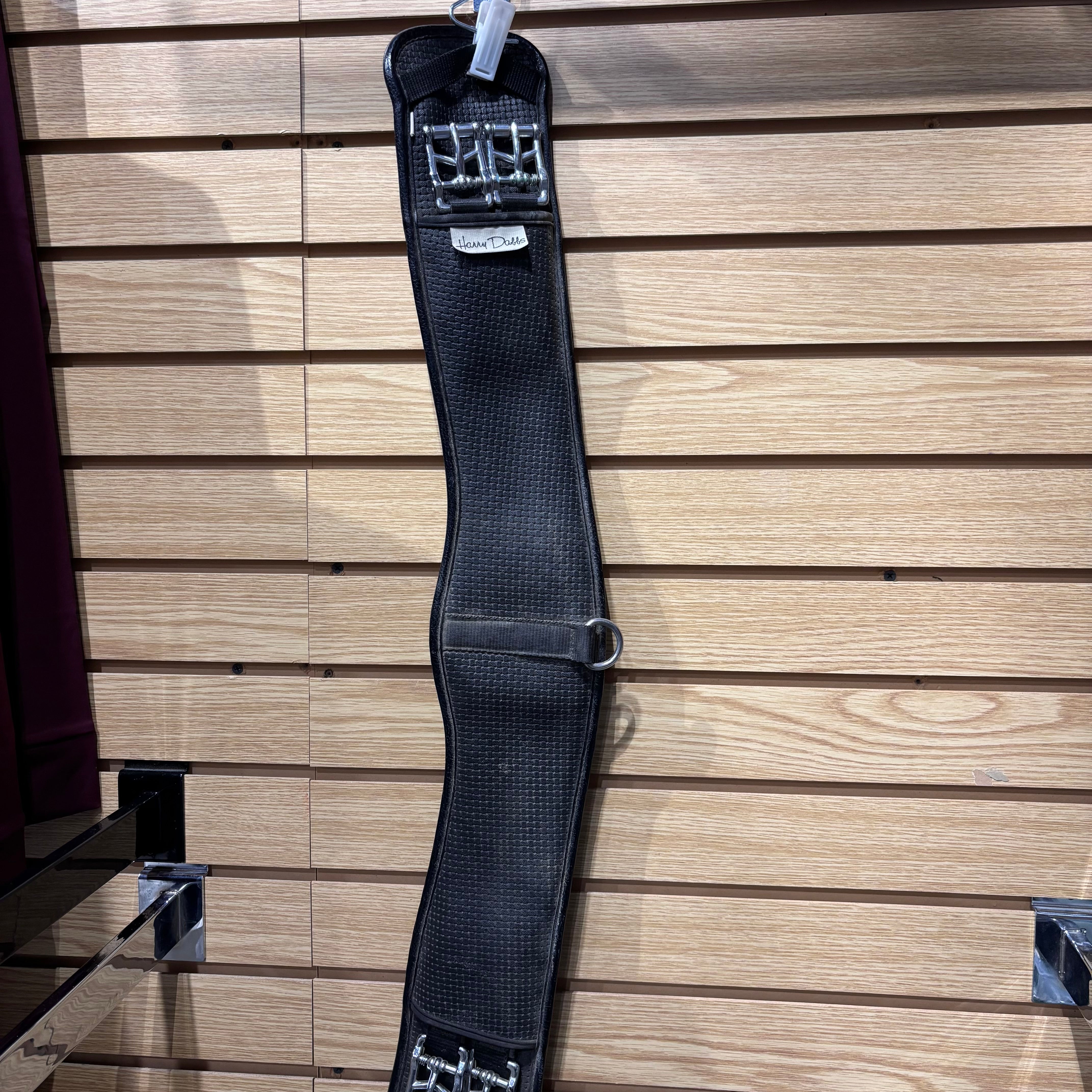 Used Harry Dabbs 26" Black Synthetic Dressage Girth