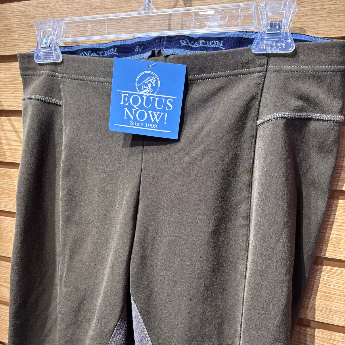 Used 32R Olive Ovation Full Seat Breeches