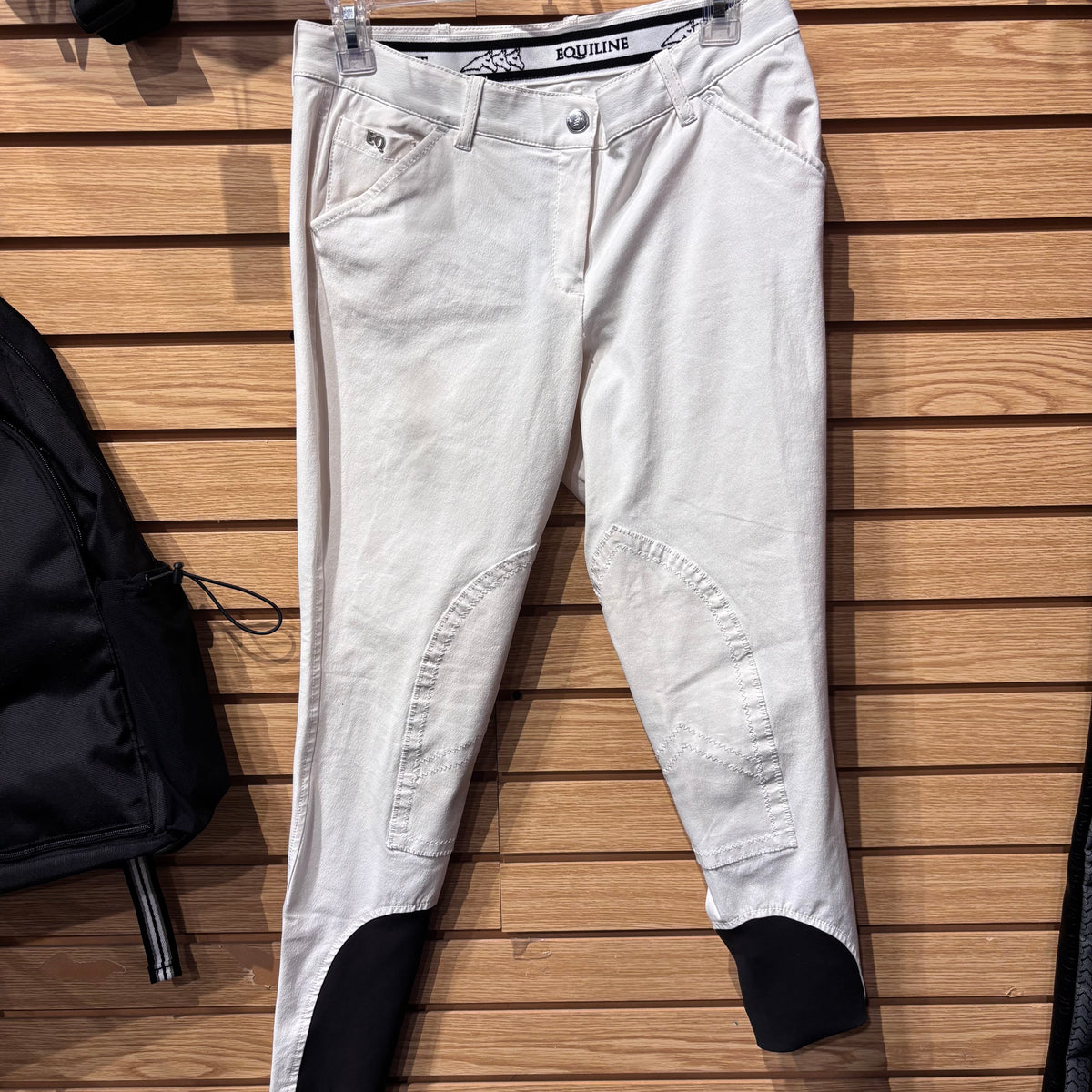 Used Medium/27 White Equiline Breeches