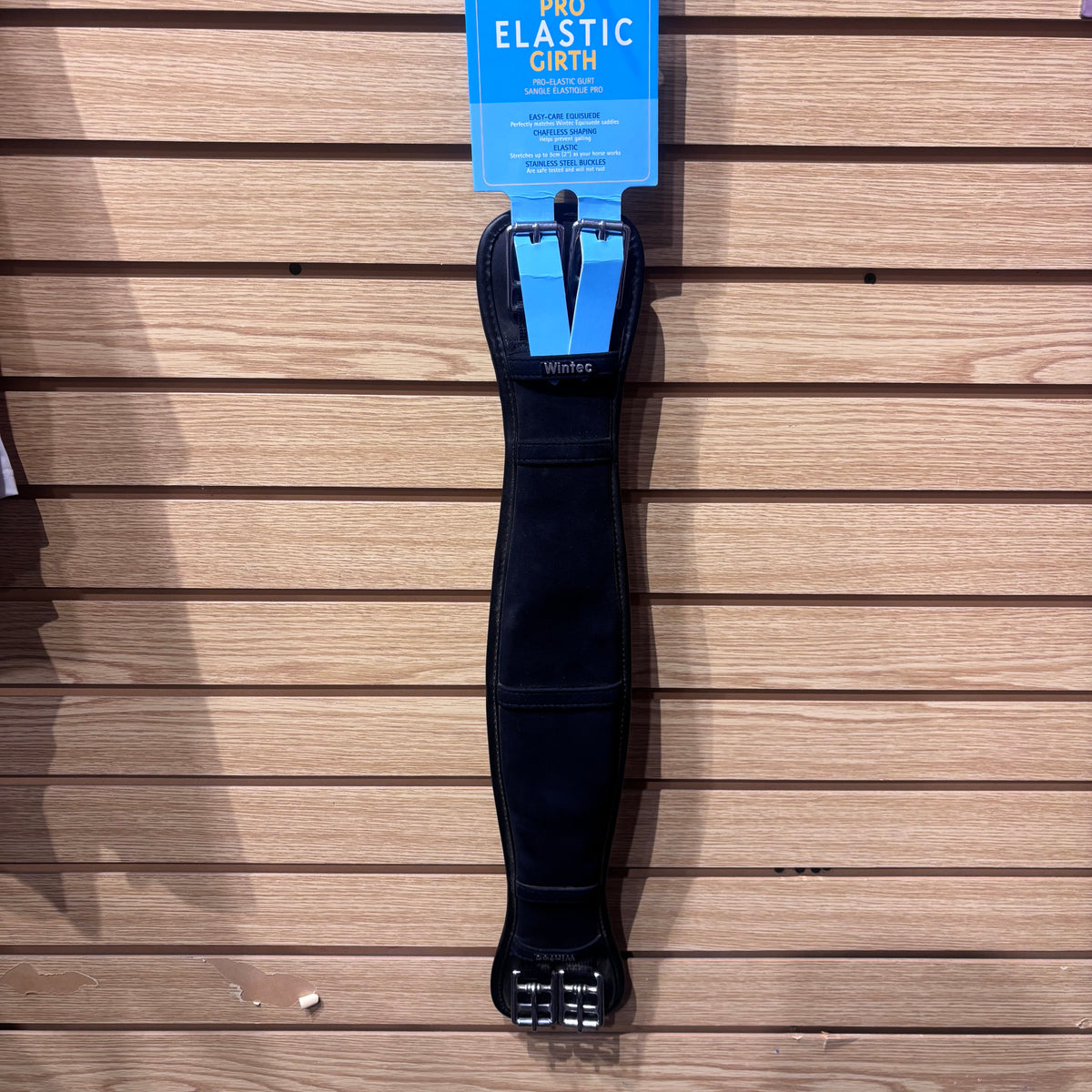 Used Wintec 24" Black Pro Elastic Dressage Girth