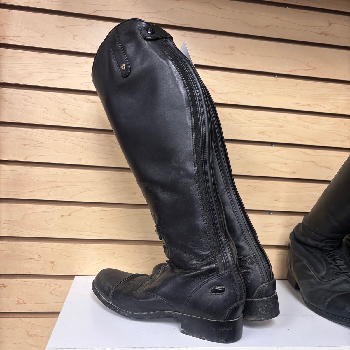 Used Ariat 8 Wide Black Tall Boots