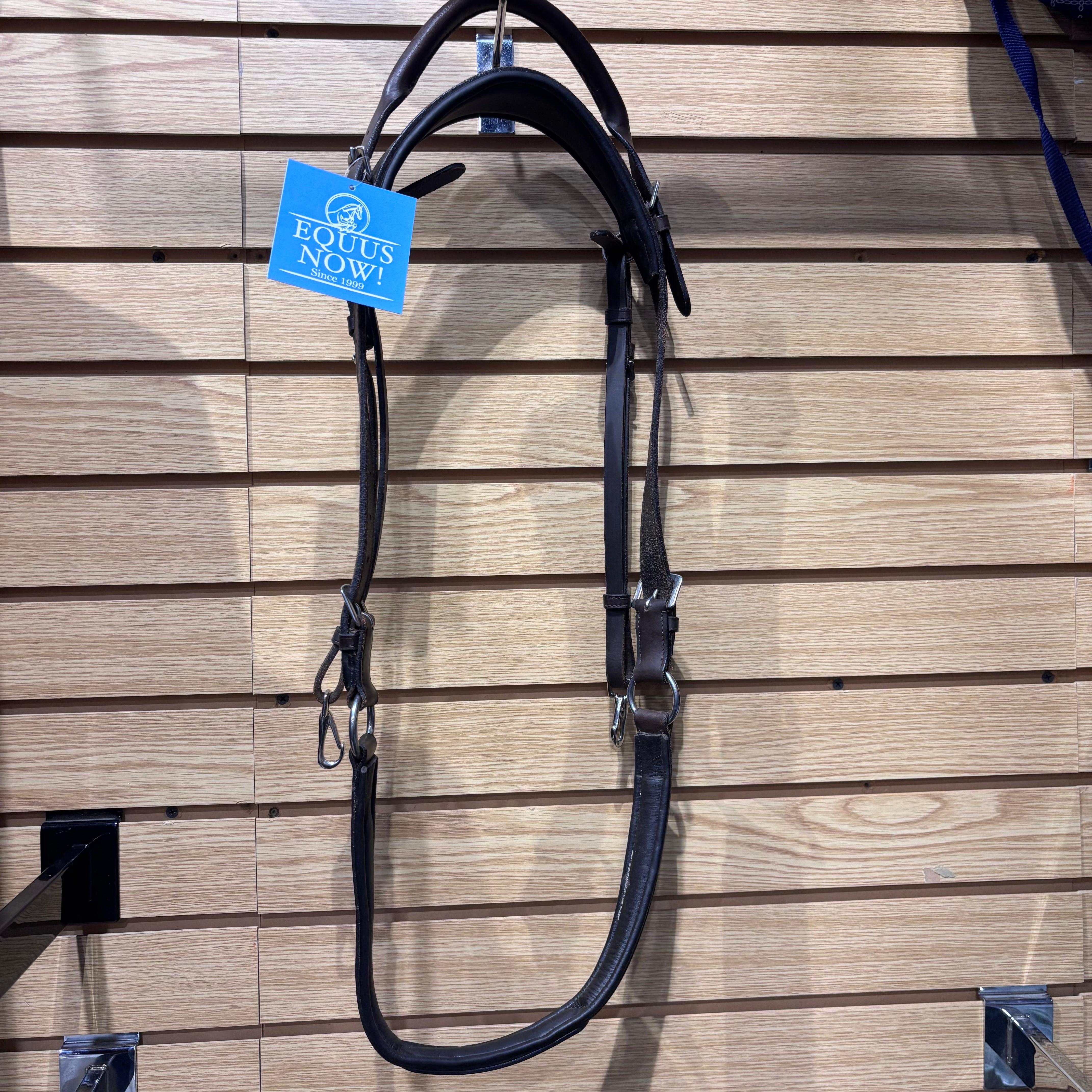 Used Large Brown Correct Connect Double Neck Strap