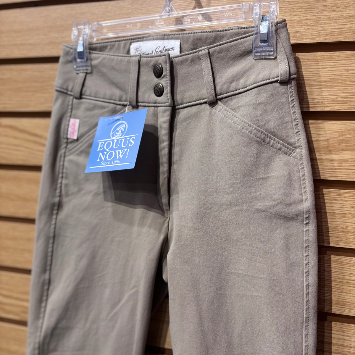 Used 22 Tan Tailored Sportsman Knee Patch Breeches