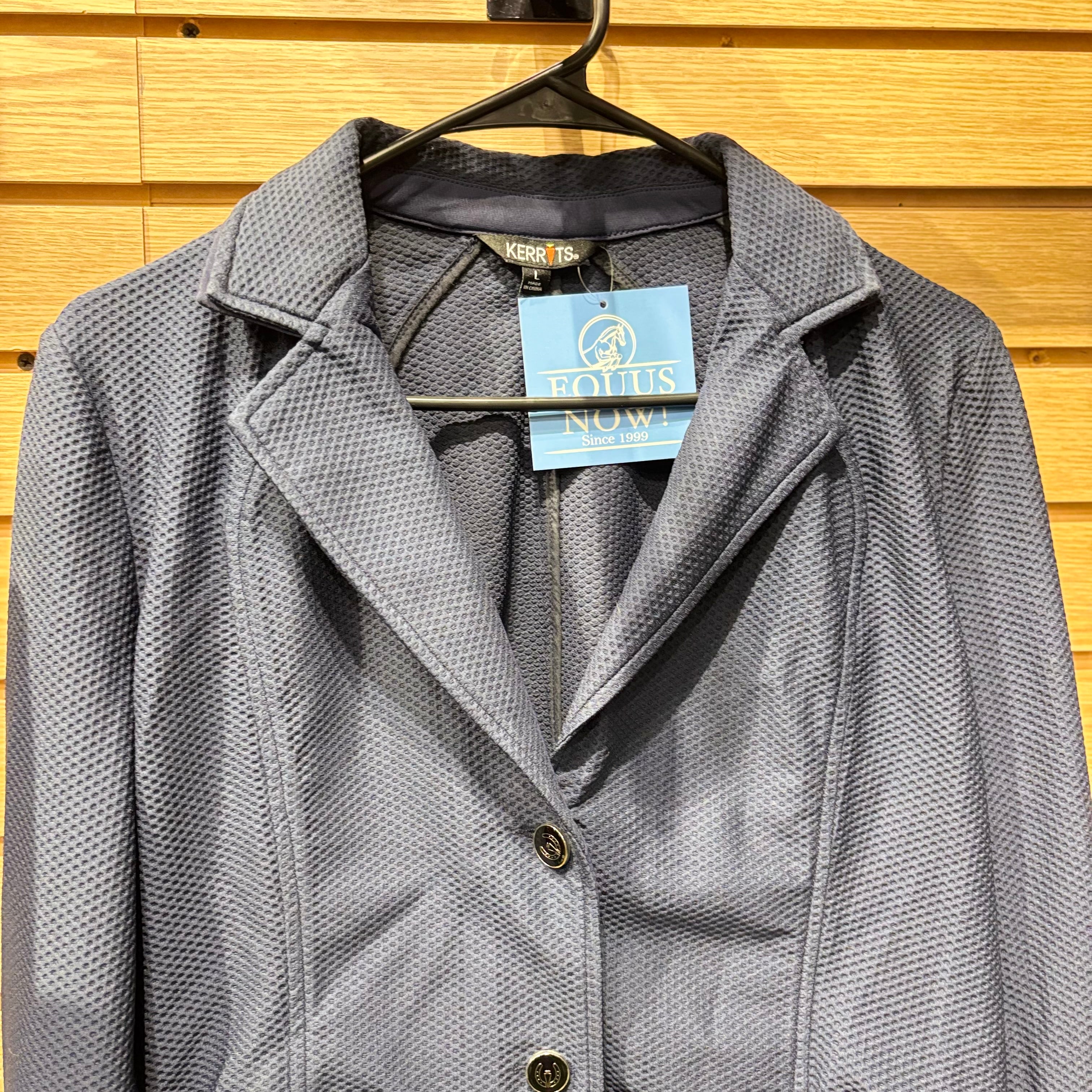 Used Large Kerrits Affinity Mesh Show Coat Navy