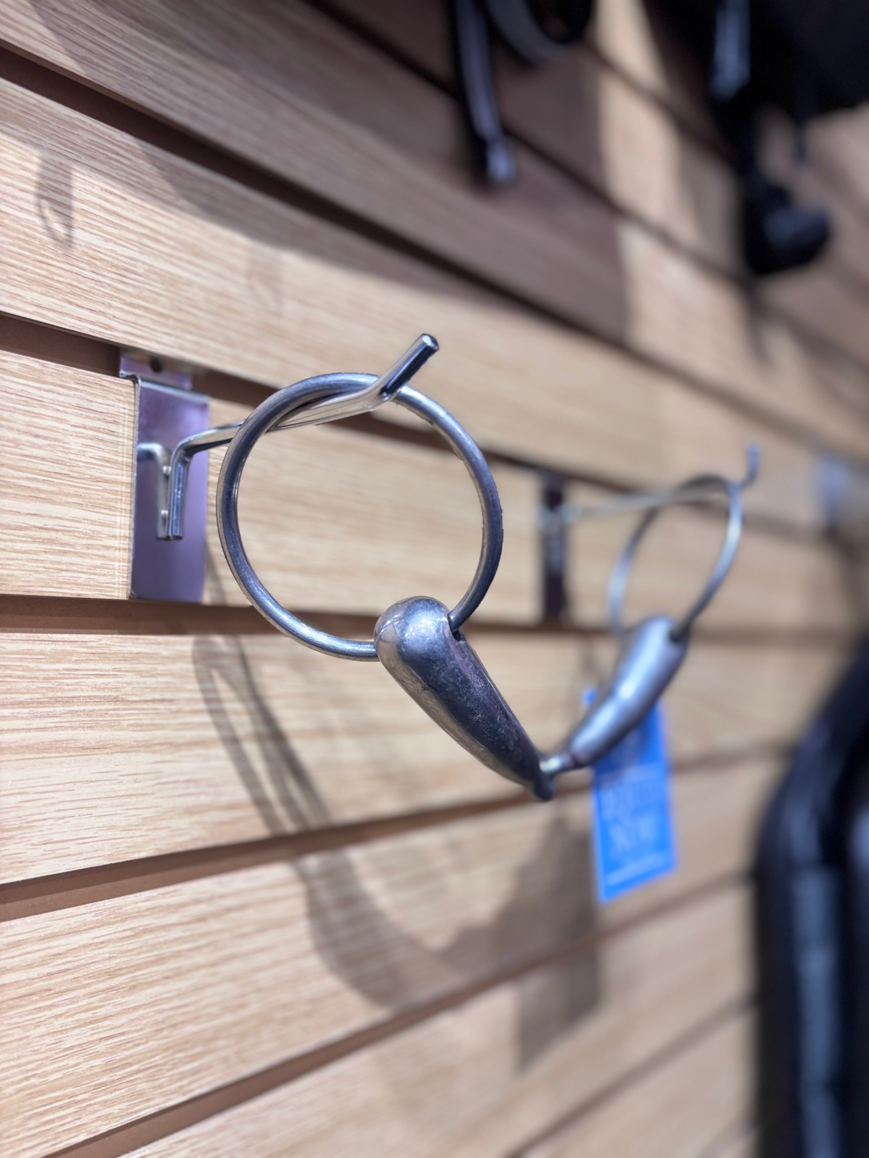 Used 6.25" Single Jointed Loose Ring Snaffle