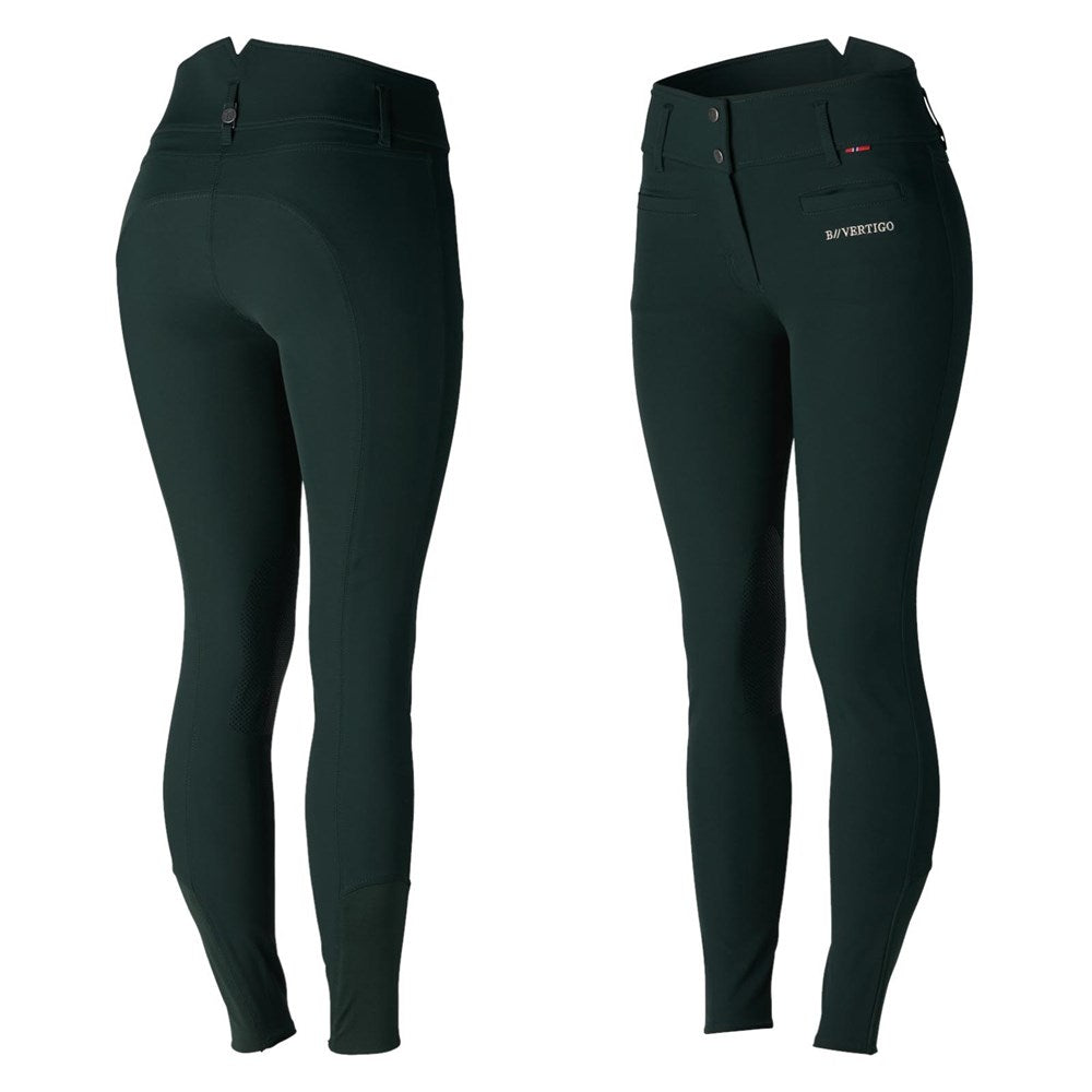 Sale B Vertigo Tiffany Womens High Waist Silicone Knee Patch Breeches