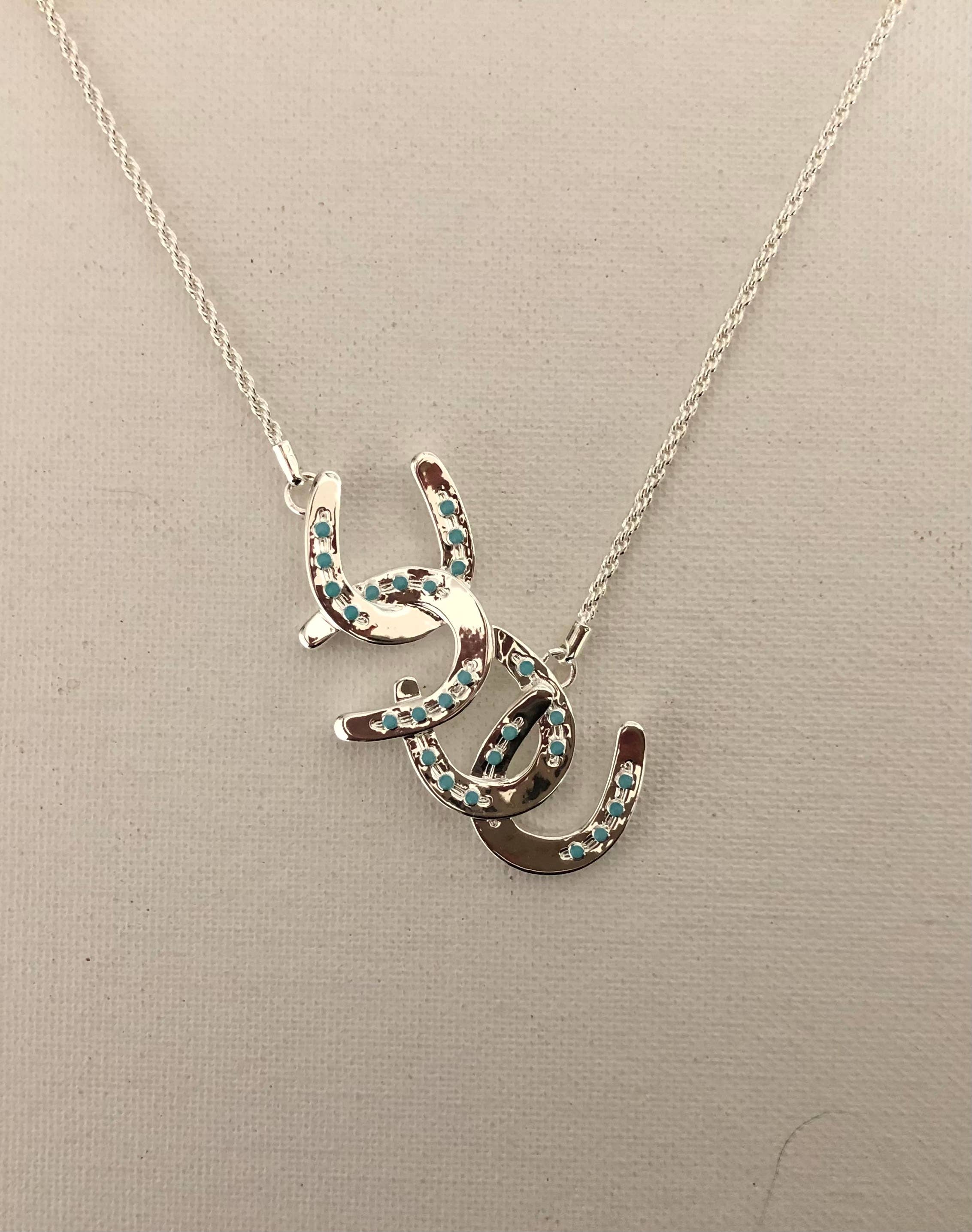 Horseshoes Cascading Necklace