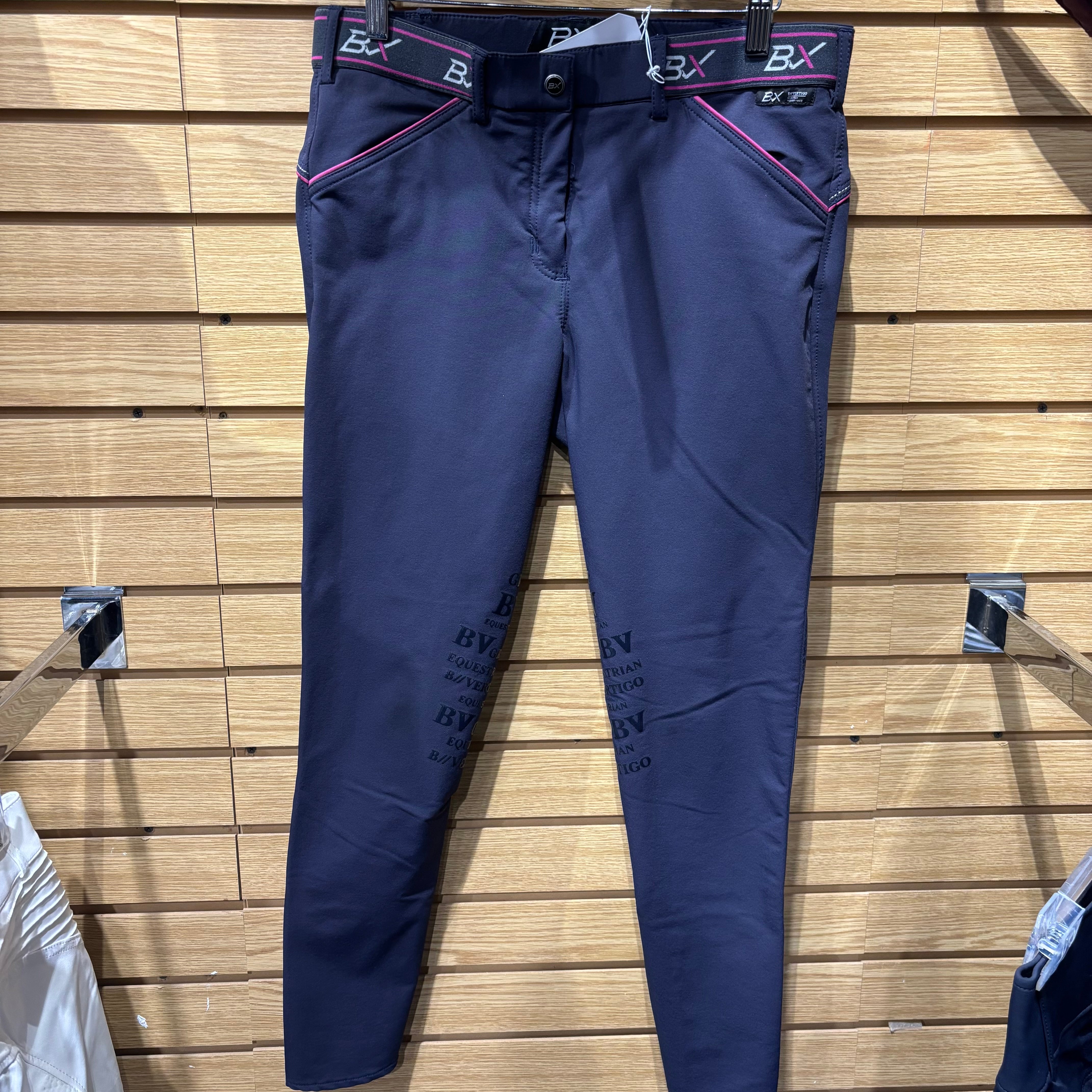 Used Navy/Pink 28R BX Breeches