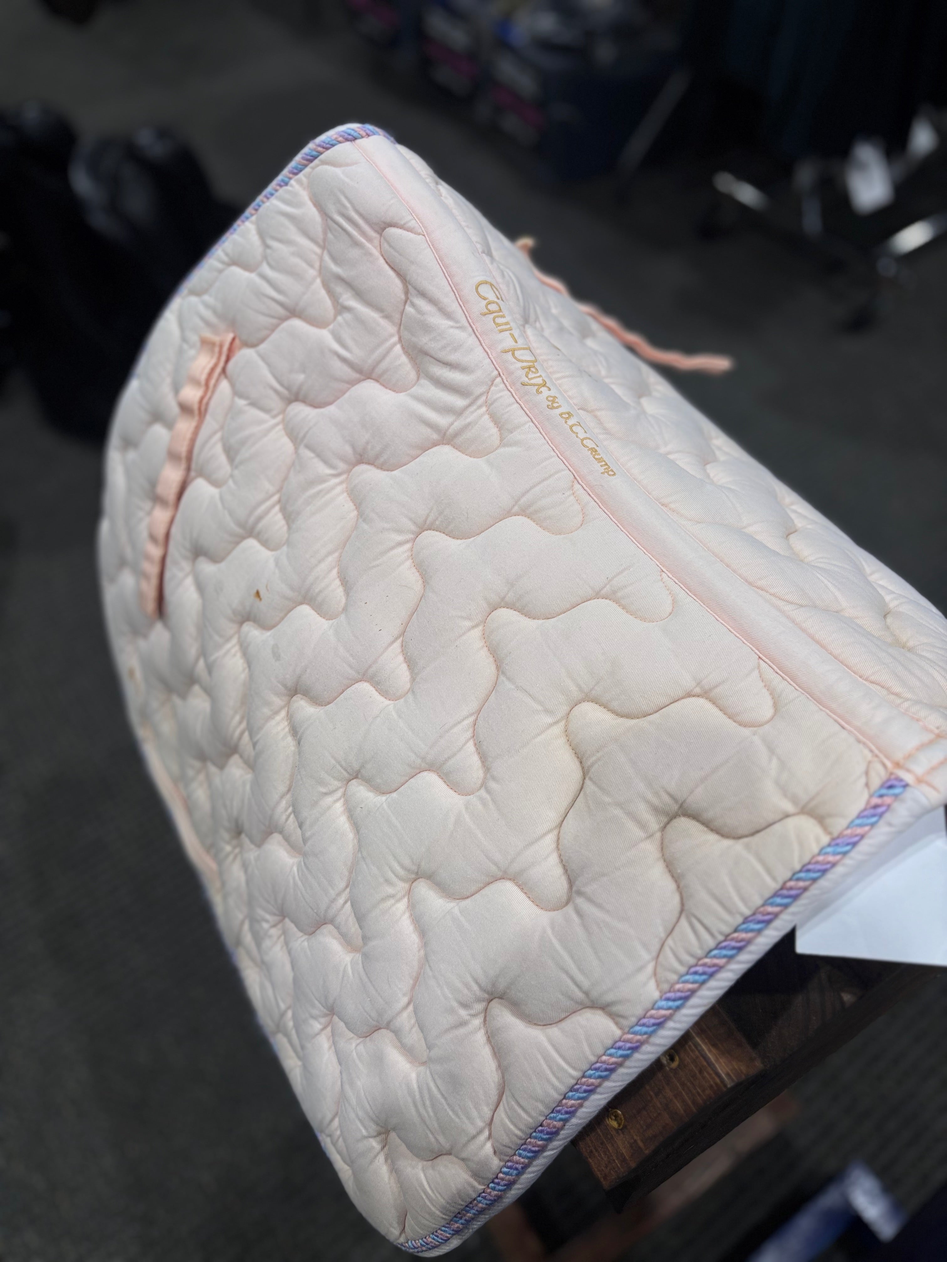 Used Full Sized Equi-Prix Blush Pink Saddle Pad