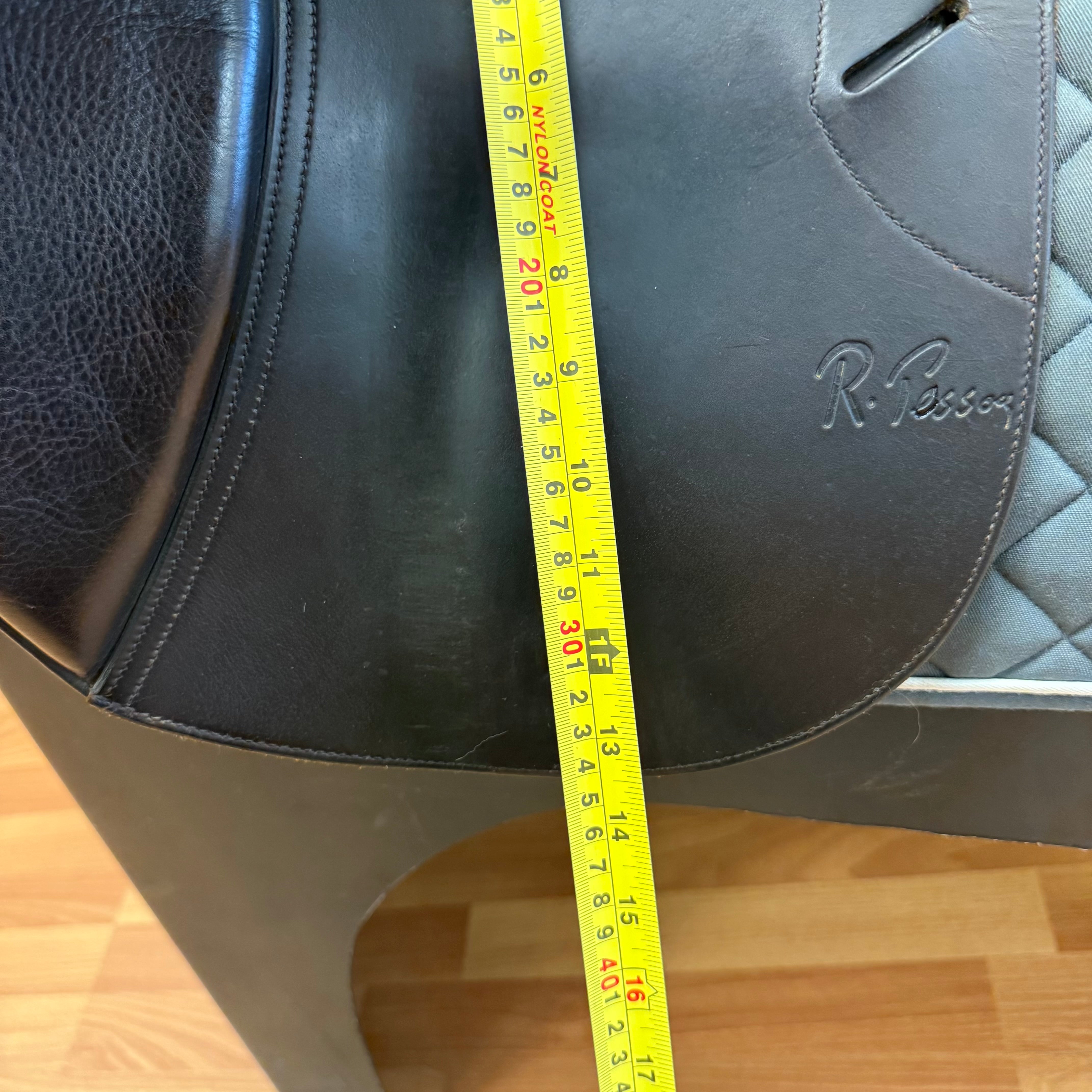 Used Pessoa Rodrigo Jump Saddle 17.5" Adjustable Tree