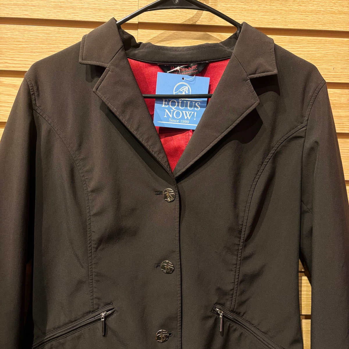 Used US10 Black Horseware Show Coat
