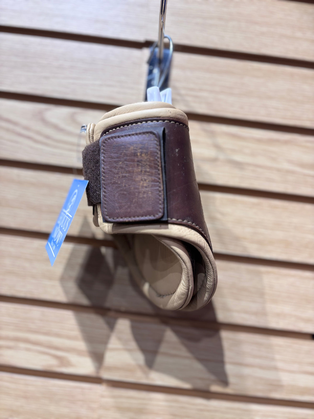 Used XL Brown Eskadron Leather Fetlock Boots