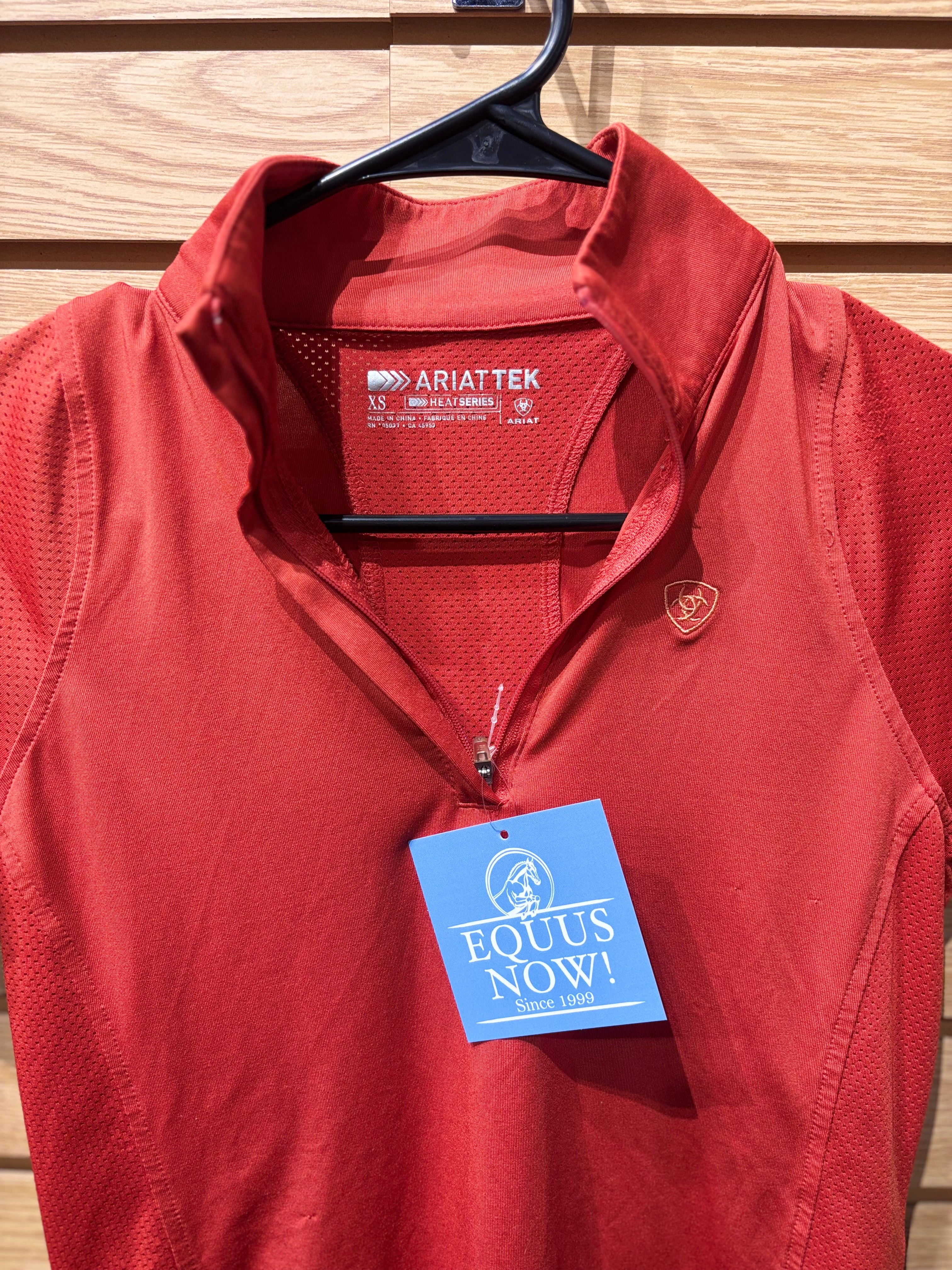 Used XS Orange AriatTek Ventilated Short Sleeve