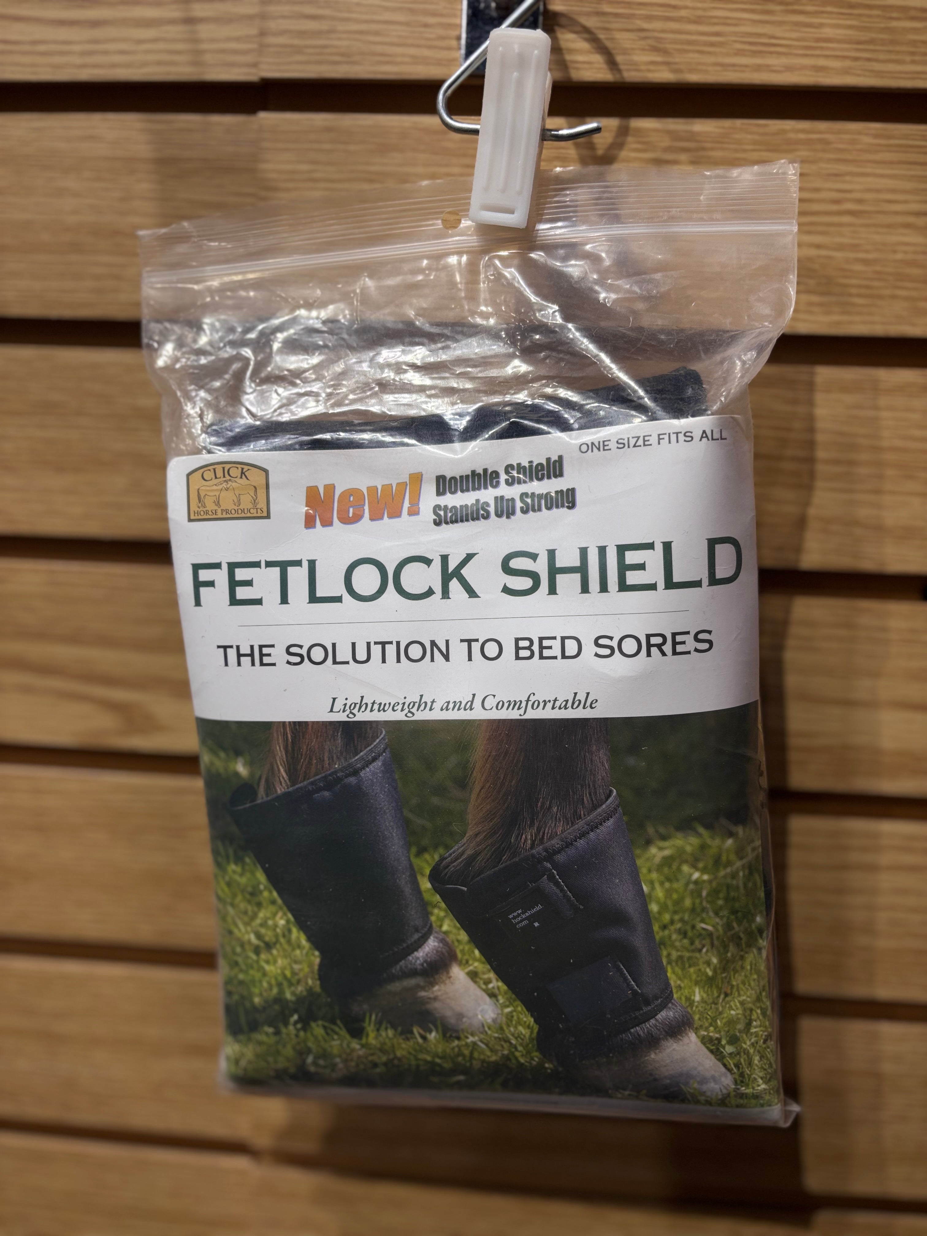 Used One Size Black Click Horse Products Fetlock Shields