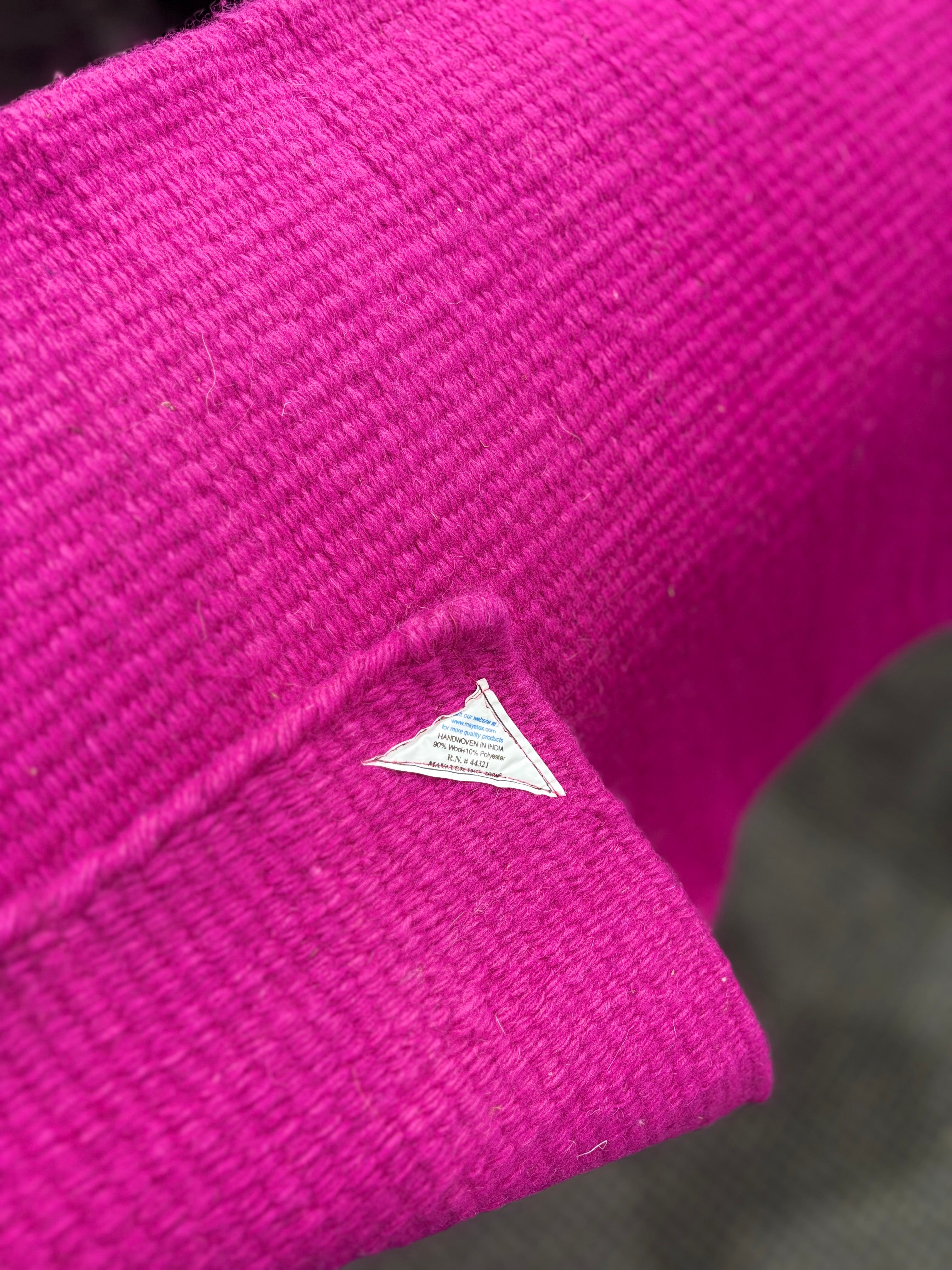 Used Mayatex Hot Pink Western Saddle Pad