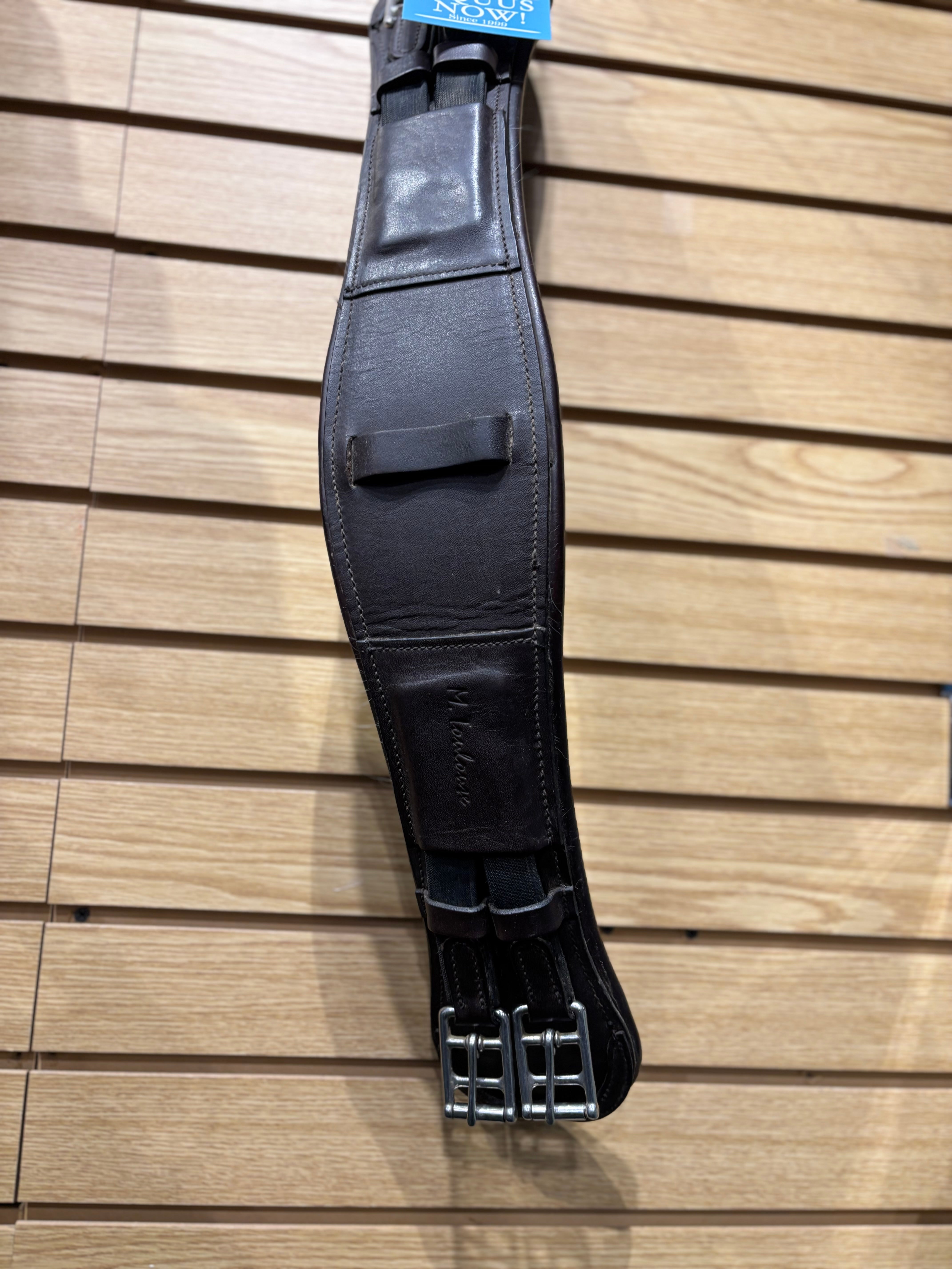 Used 24" Brown M Toulouse Dressage Girth