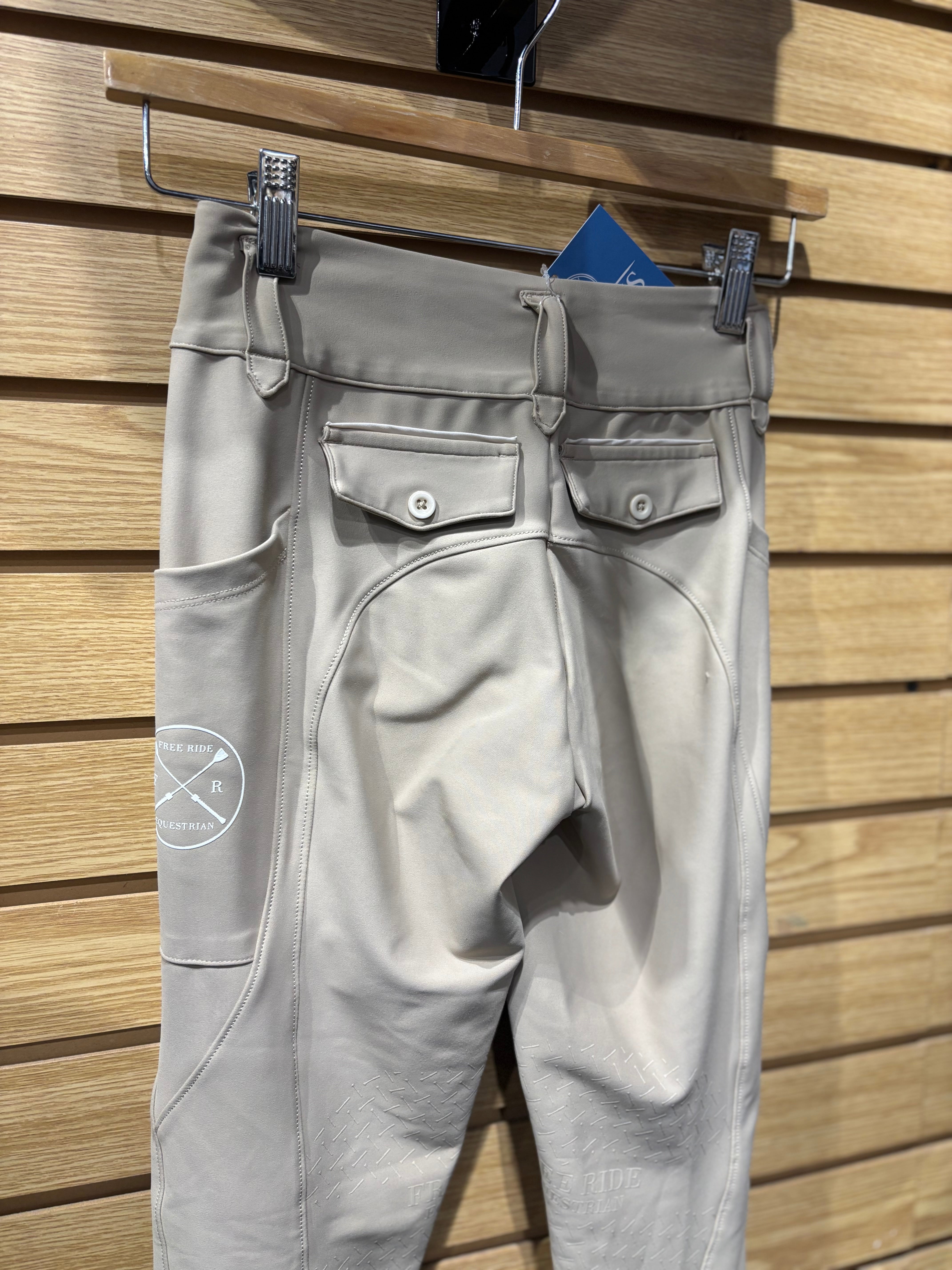 Used XX-Small Tan Free Ride Lux Breeches