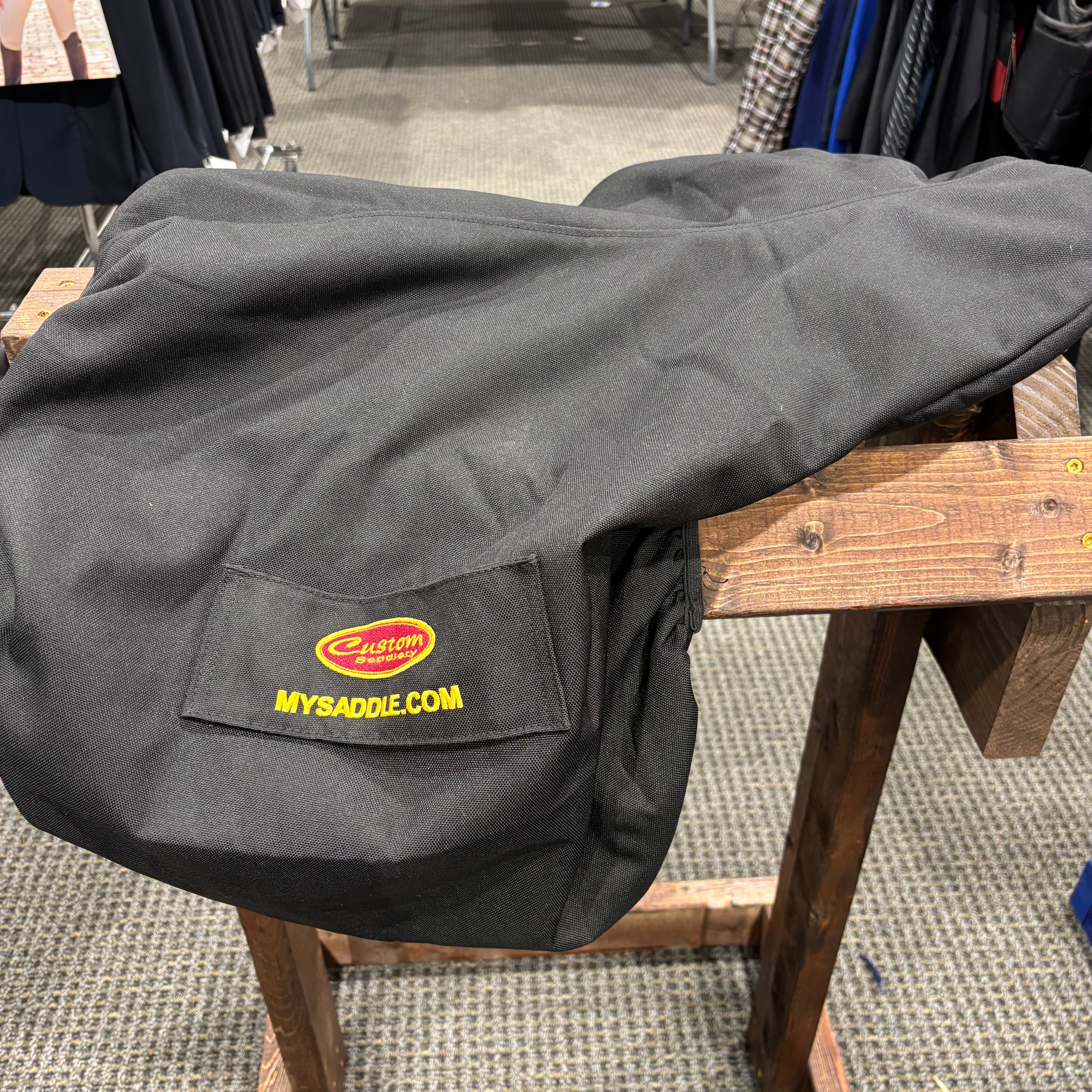 Used Black Custom Saddlery Saddle Cover