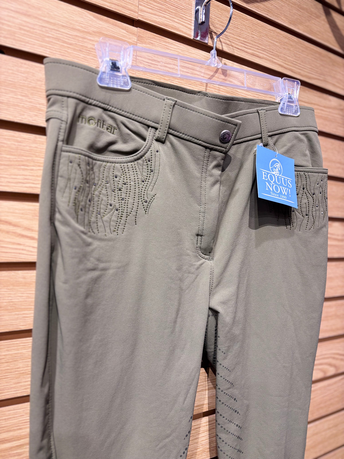 Used US 34 Tan Montar Full Seat Breeches