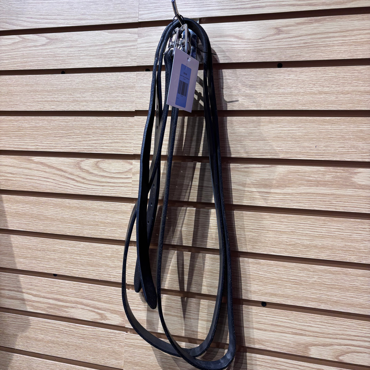 Used 62" Black Courbette Stirrup Leathers