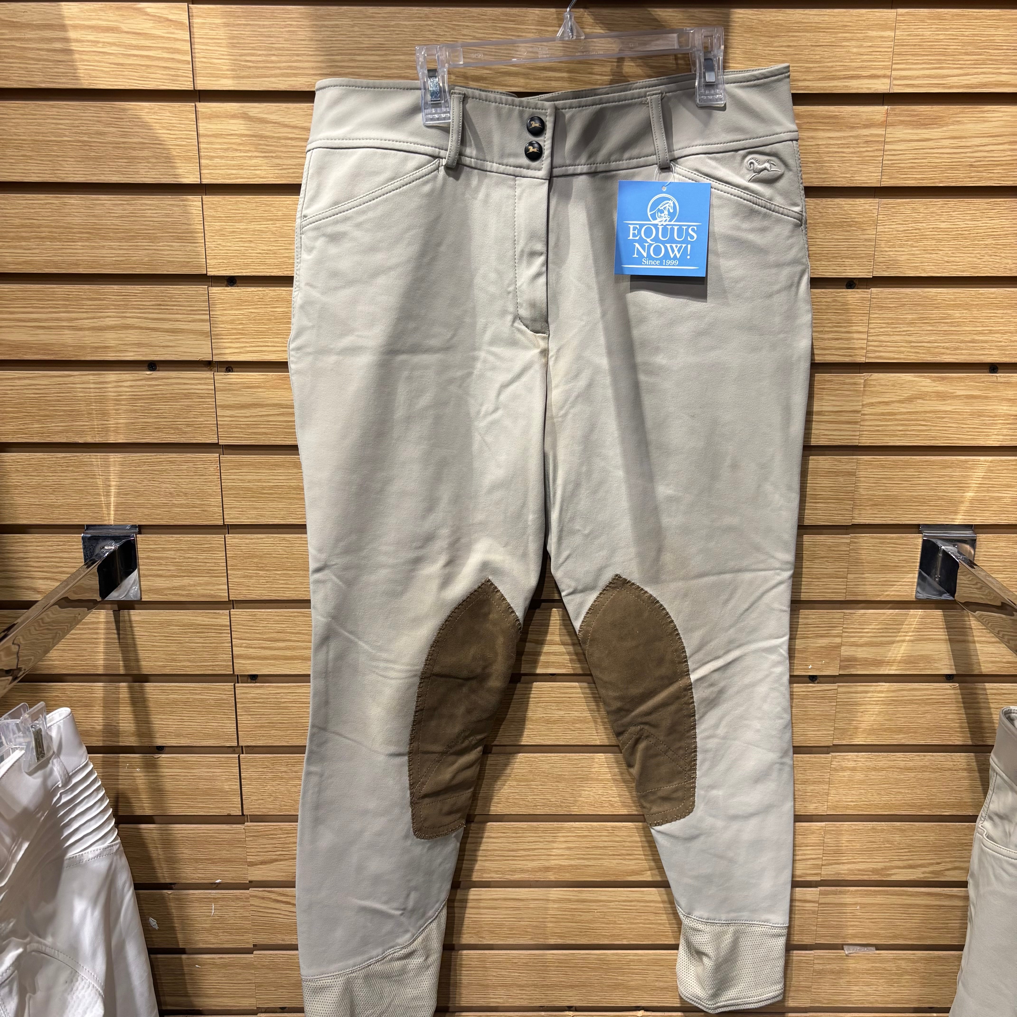 Used RJ Classics Tan 32 Knee Patch Breeches