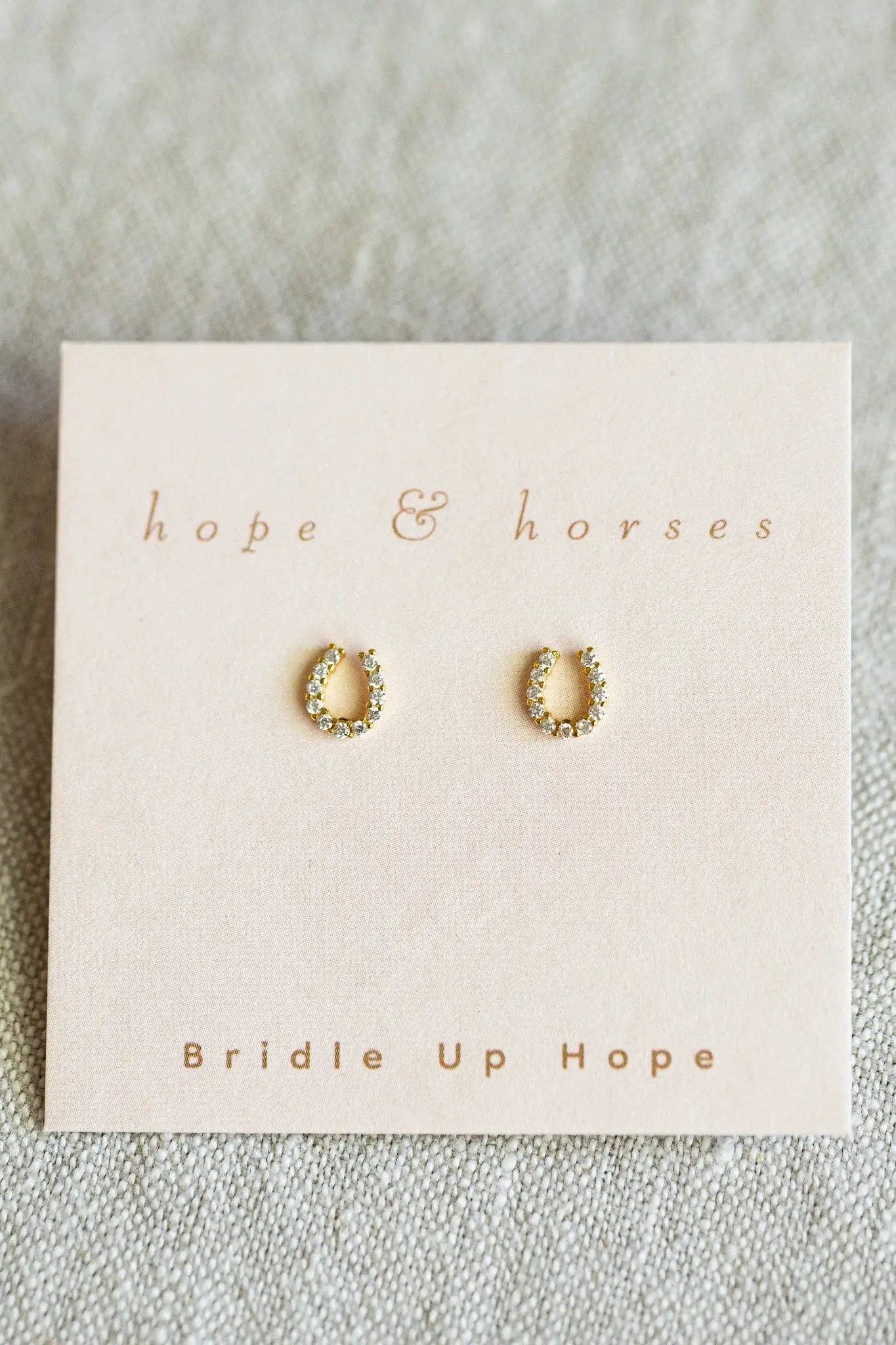 Bridle Up Hope Shop - Luxe Horseshoe Earrings