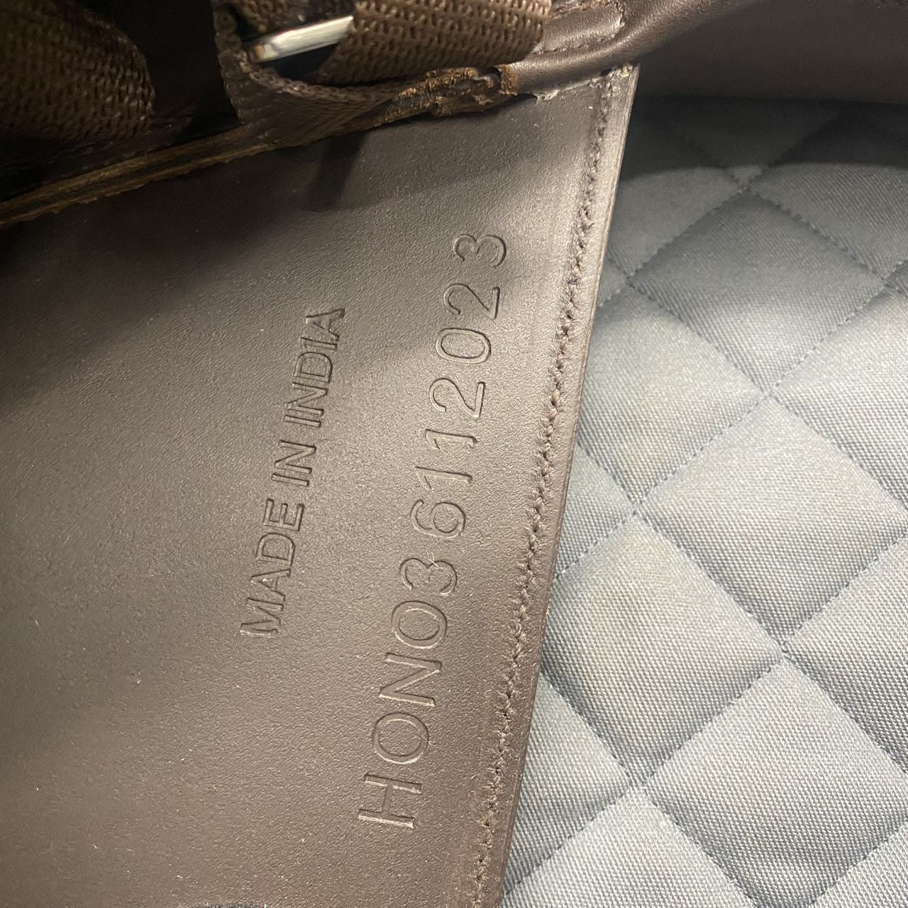 Used Collegiate Honour Jump Saddle 17" Medium Tree - sku to order - 4002942