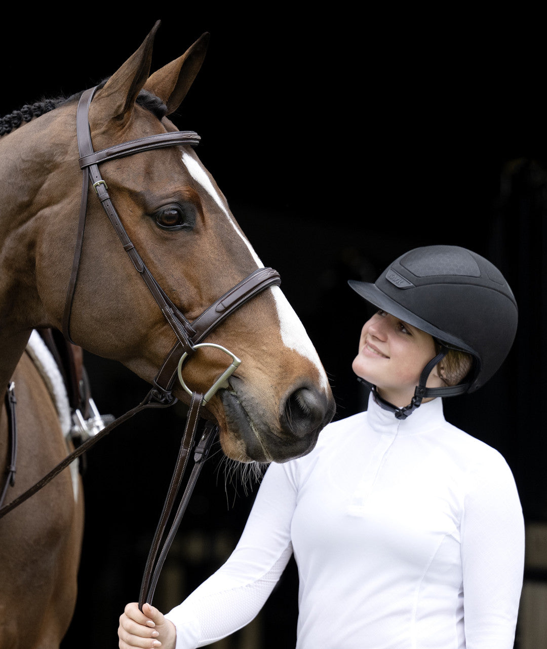 Kerrits Encore Long Sleeve Show Shirt - supporting