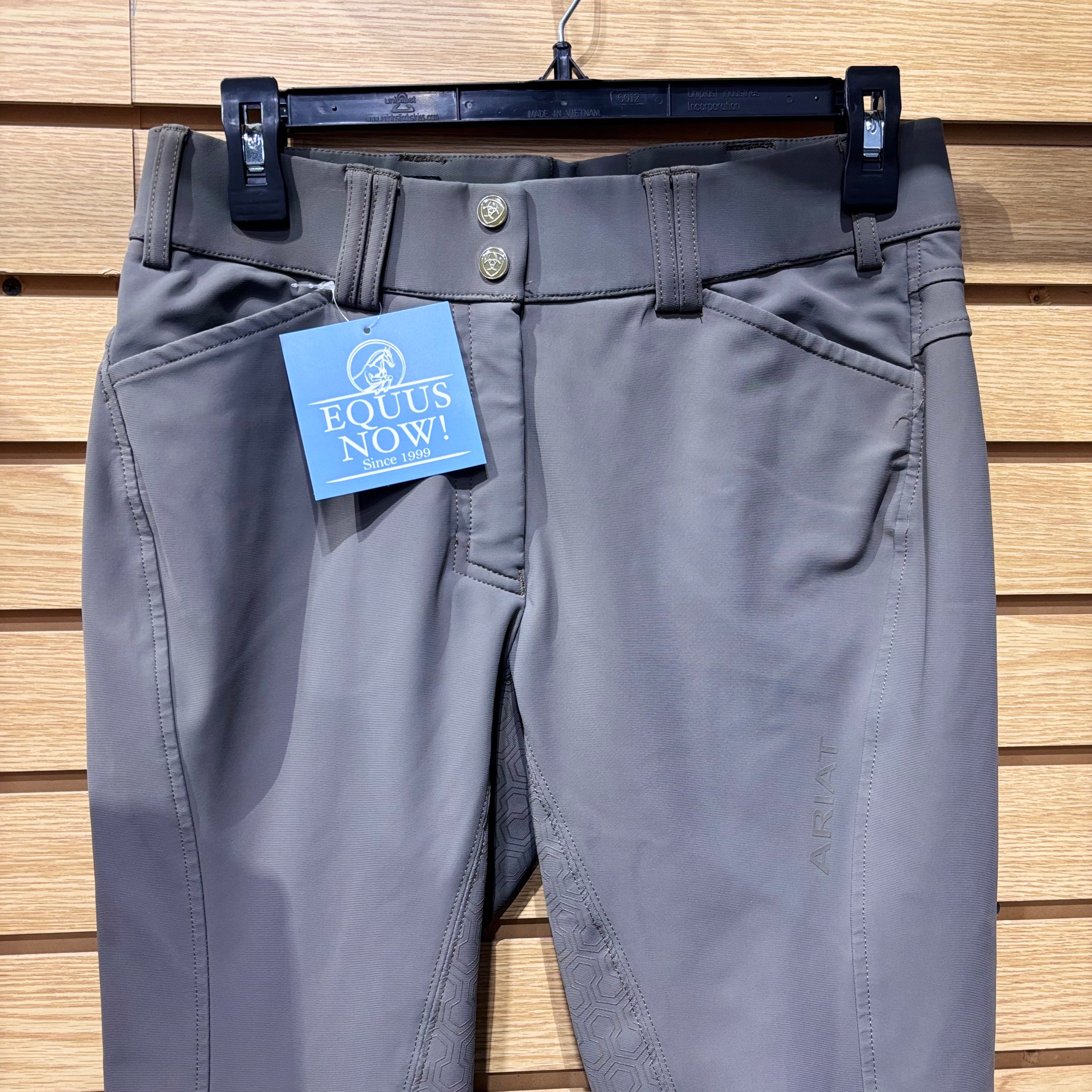 Used 28R Grey Ariat Pro Series Tri Factor Breeches