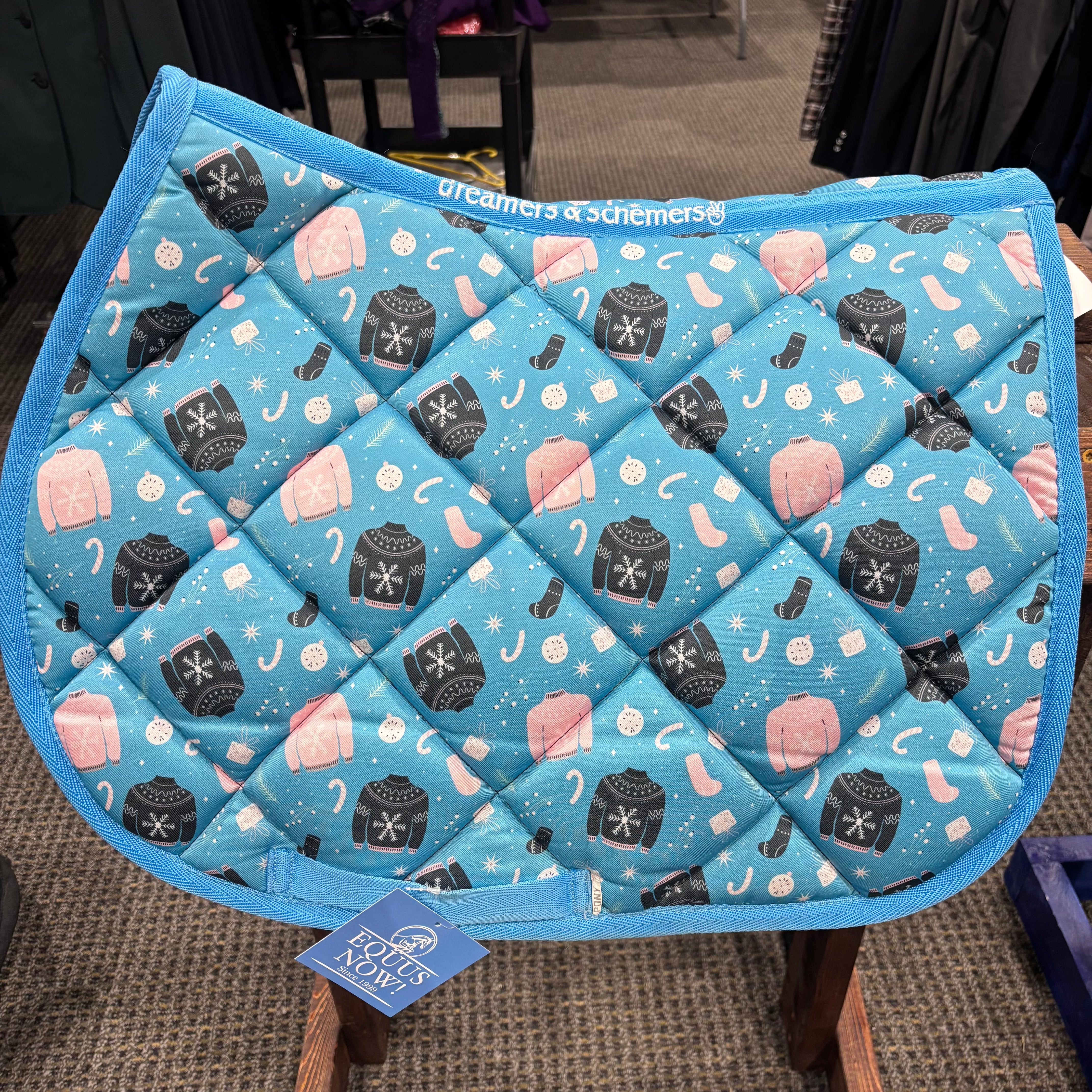 Used Pony Winter Theme Dreamers and Schemers Saddle Pad