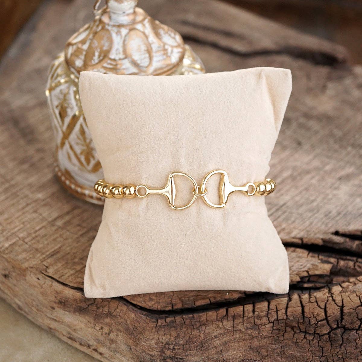 Bit of Shine – Stretch Horse Bit Bracelet
