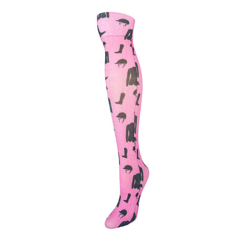 Ovation Ladies Patterned Zocks Riding Boot Socks