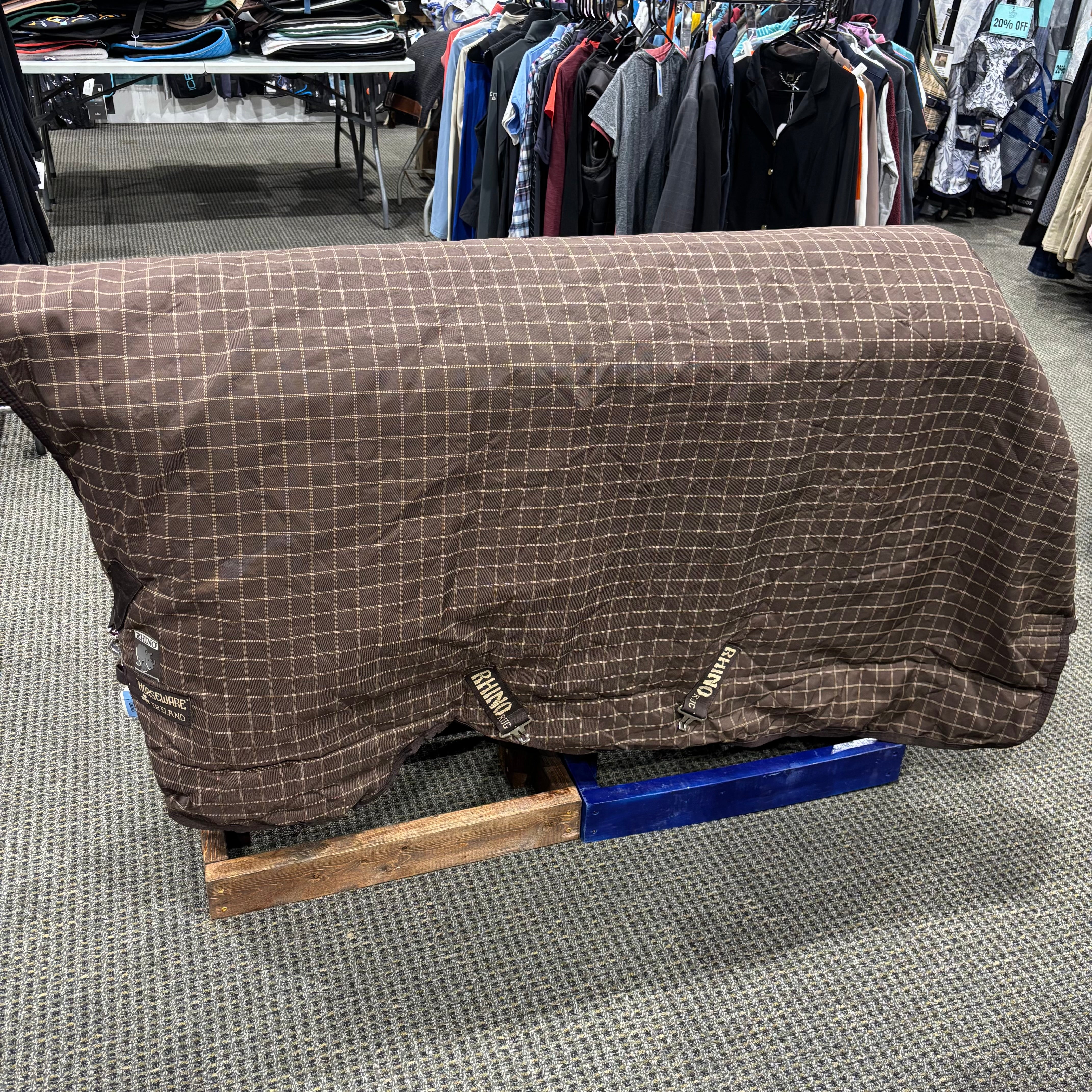 Used 69" Brown Horseware Turnout - 200 gram