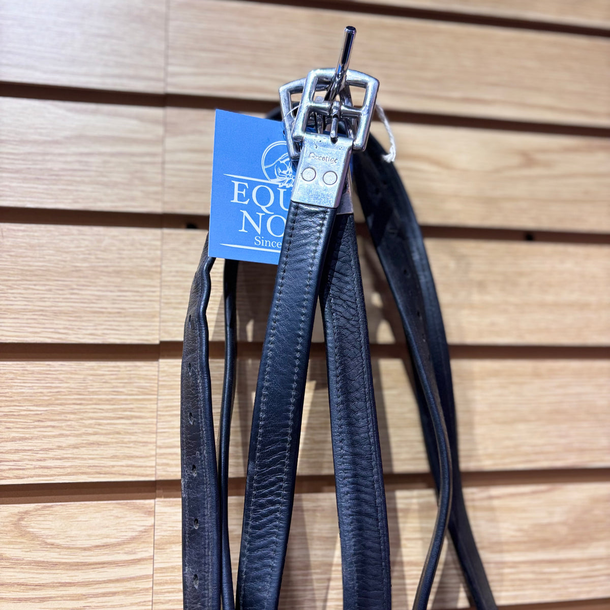 Used 56" Black Prestige Stirrup Leathers