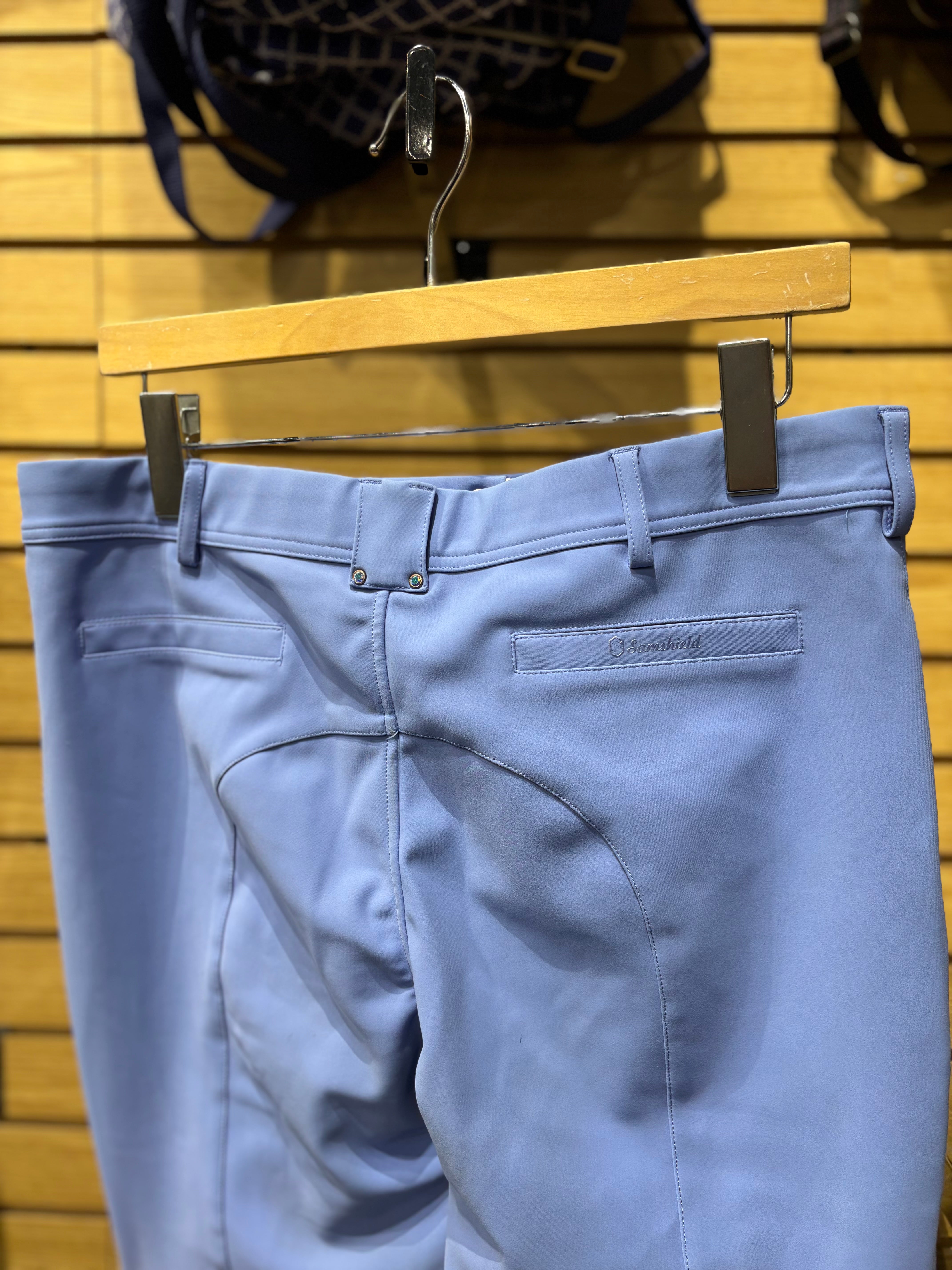Used Samshield US 32 Baby Blue Knee Patch Breeches