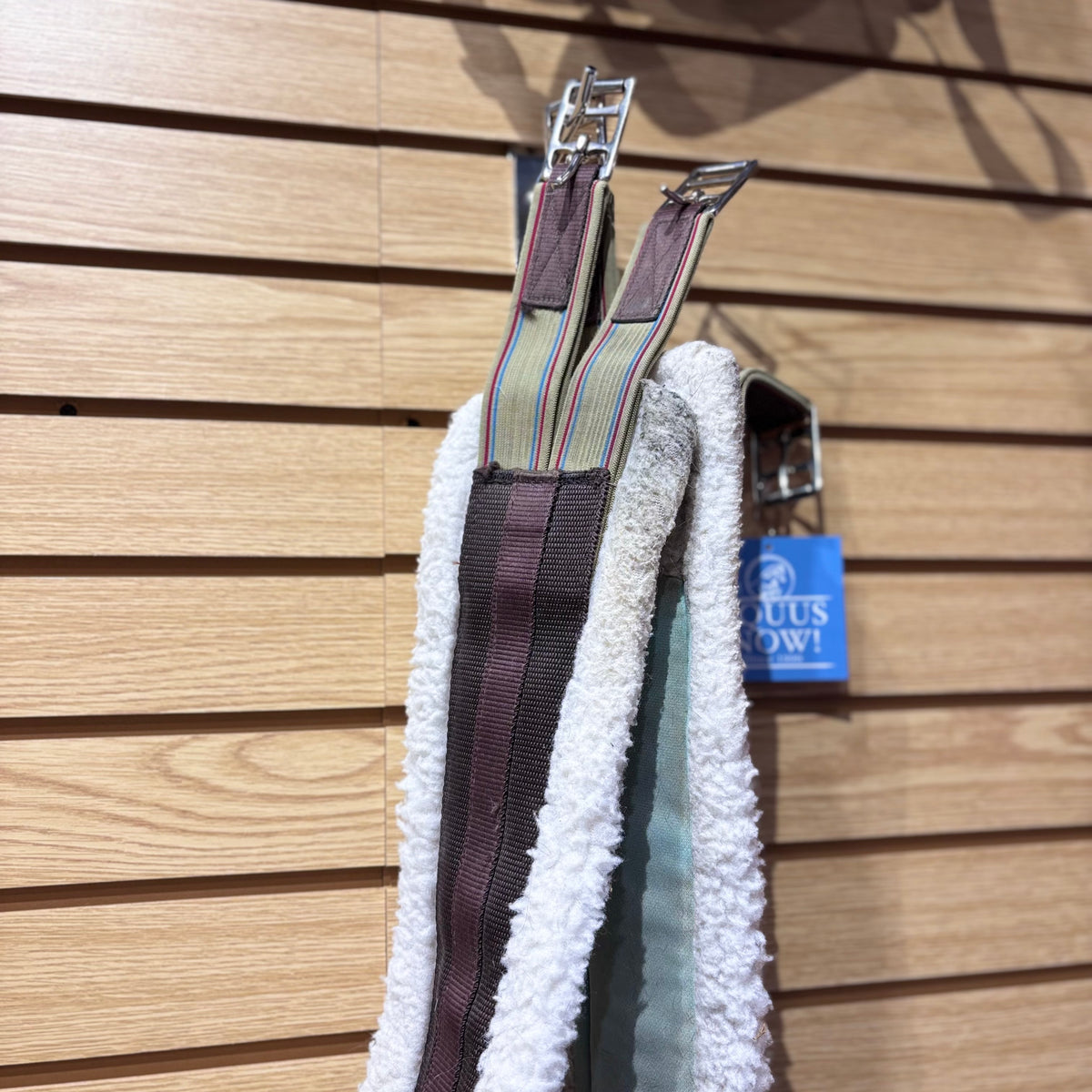 Used 58" Brown HFP Fleece Girth