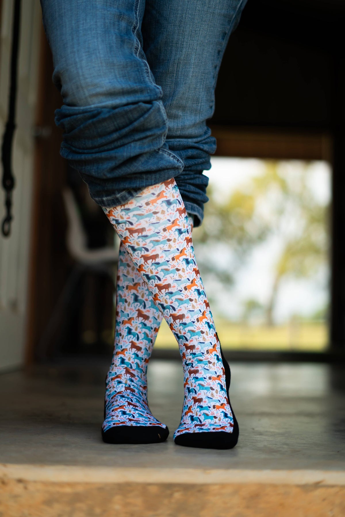Red Barn Socks - Fall In Stride