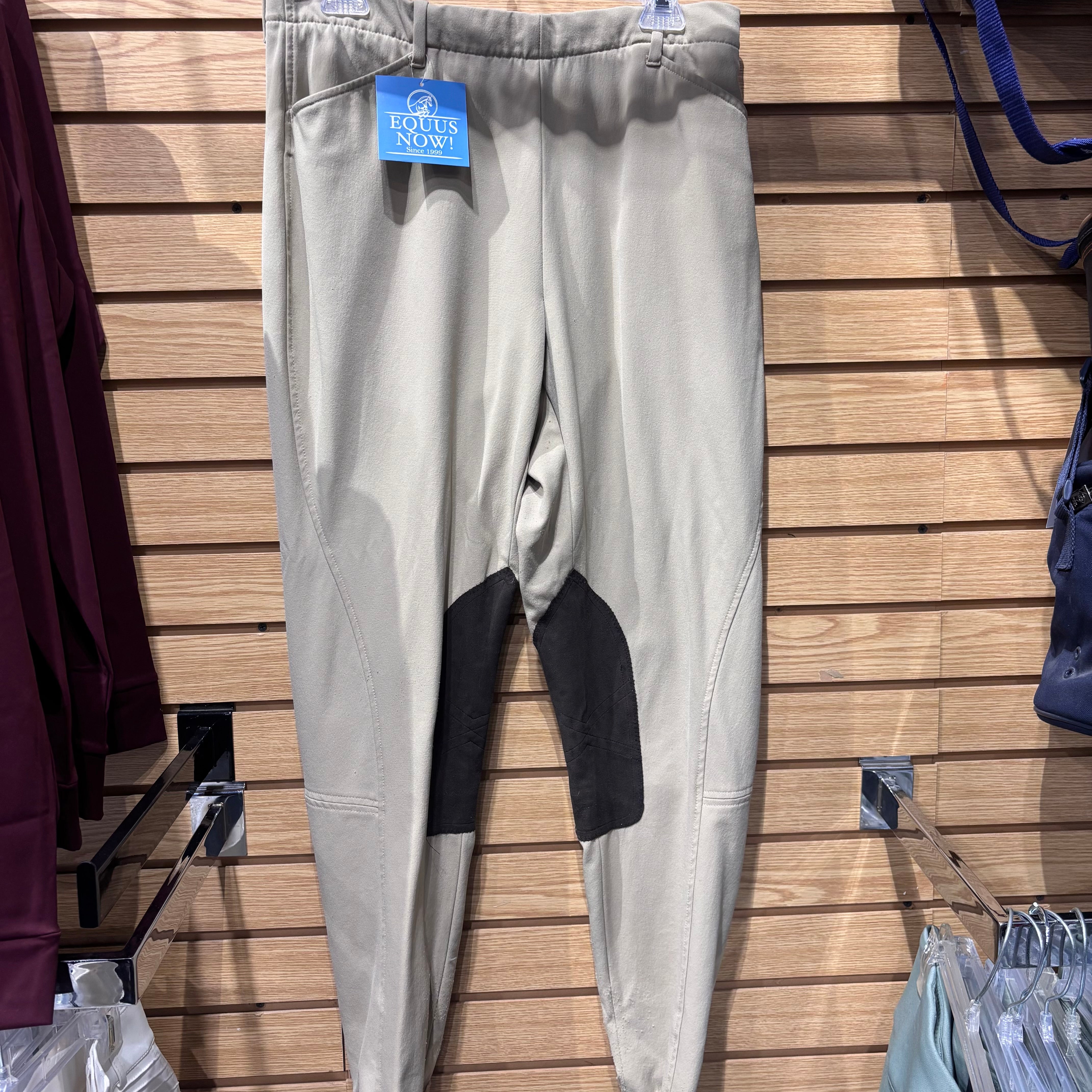 Used RJ Classics 32L Tan Knee Patch Breeches